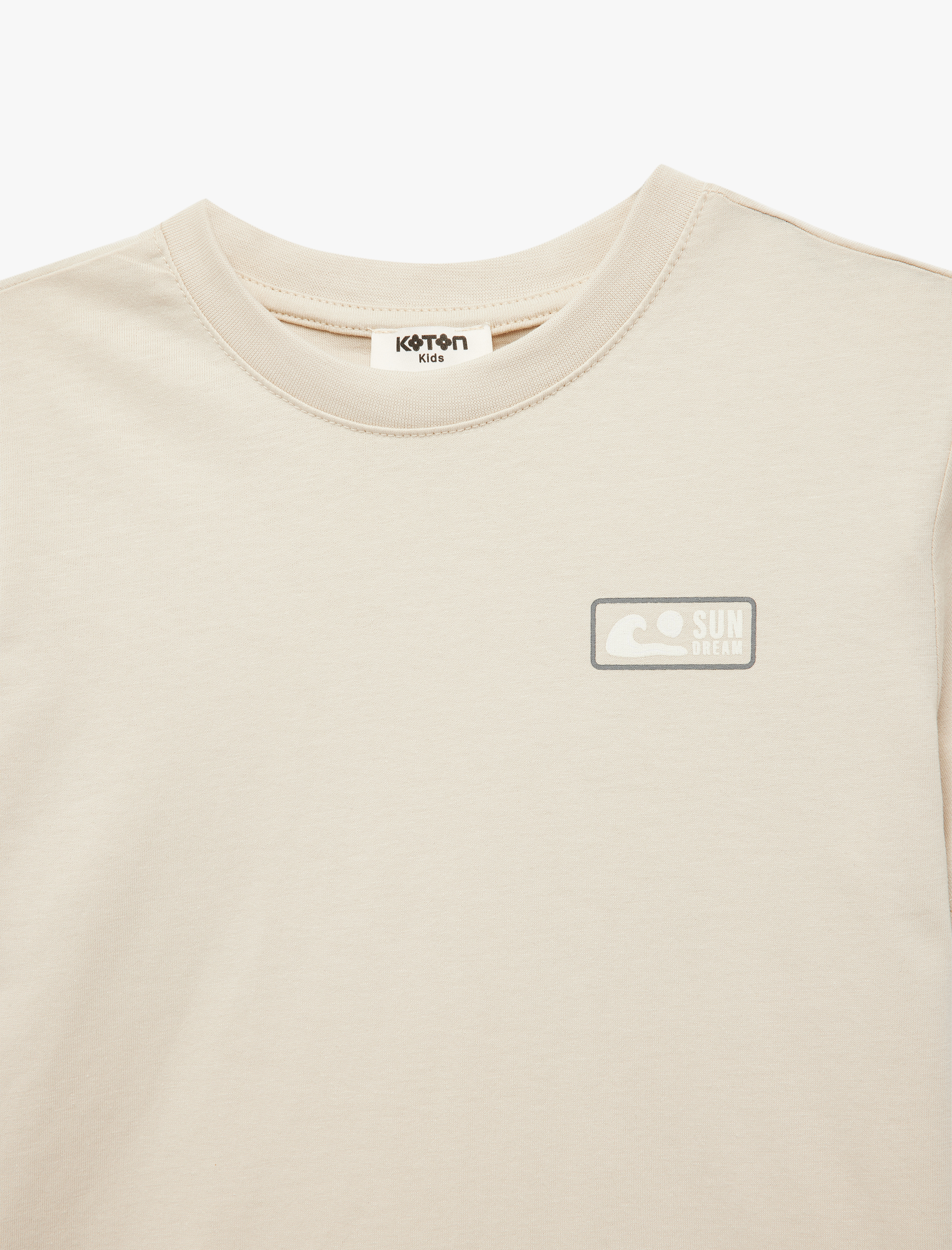  Erkek Çocuk Pamuklu Kısa Kollu Bisiklet Yaka Baskılı Tişört