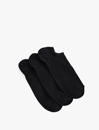 3'lü Basic Pamuklu Görünmez Çorap Seti