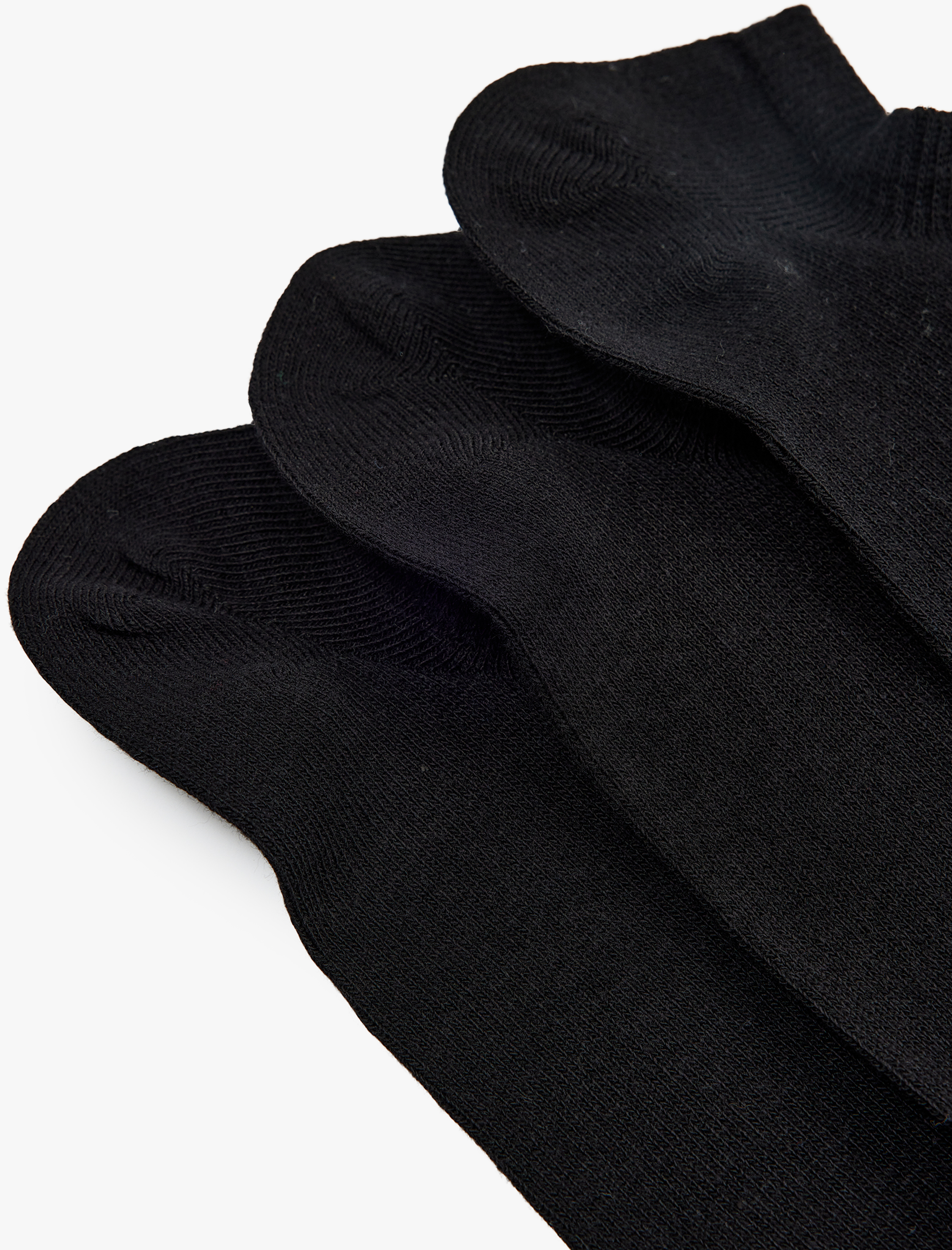  Erkek 3'lü Basic Pamuklu Görünmez Çorap Seti