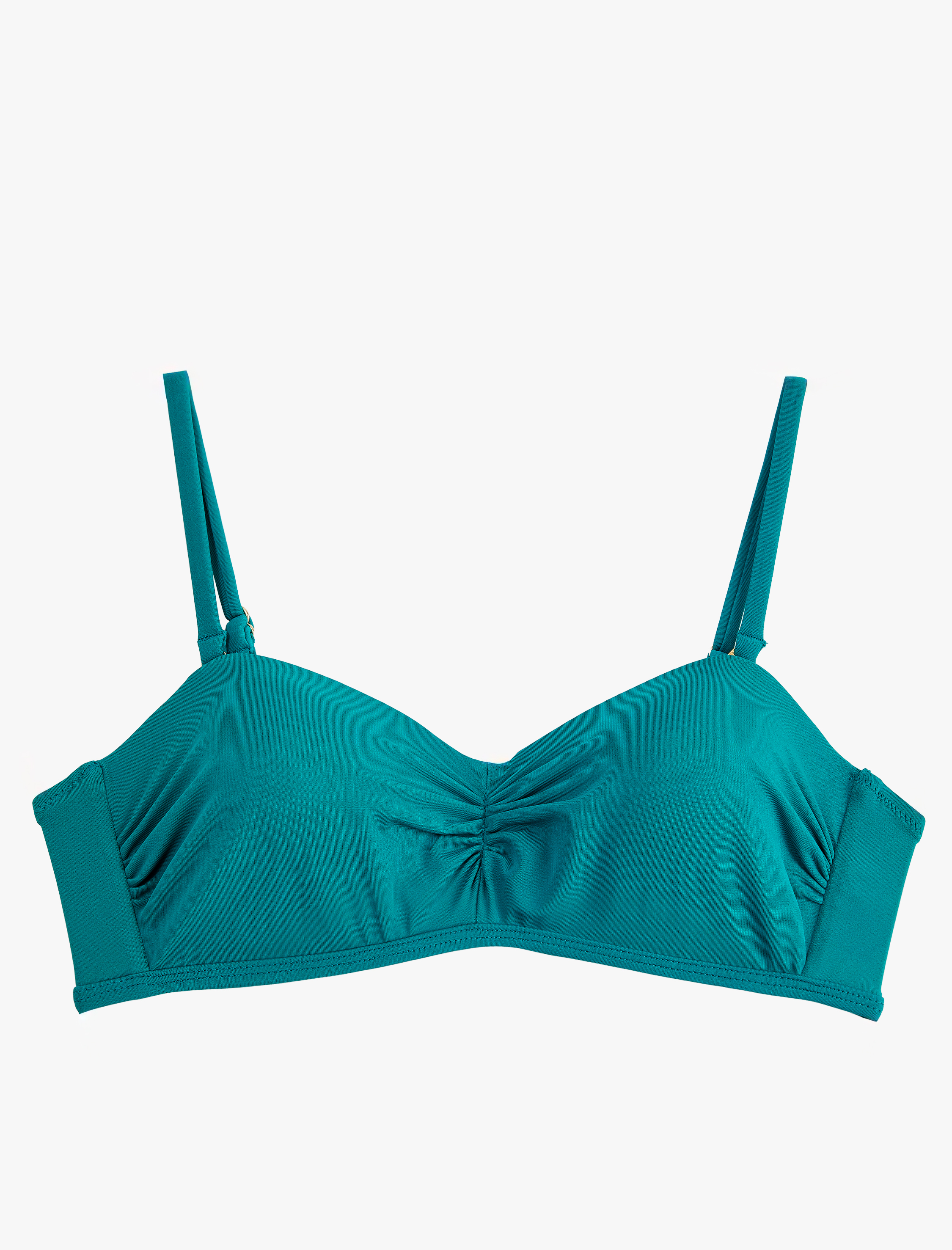   Drapeli Çıkarılabilir Askılı Straplez Bikini Üstü