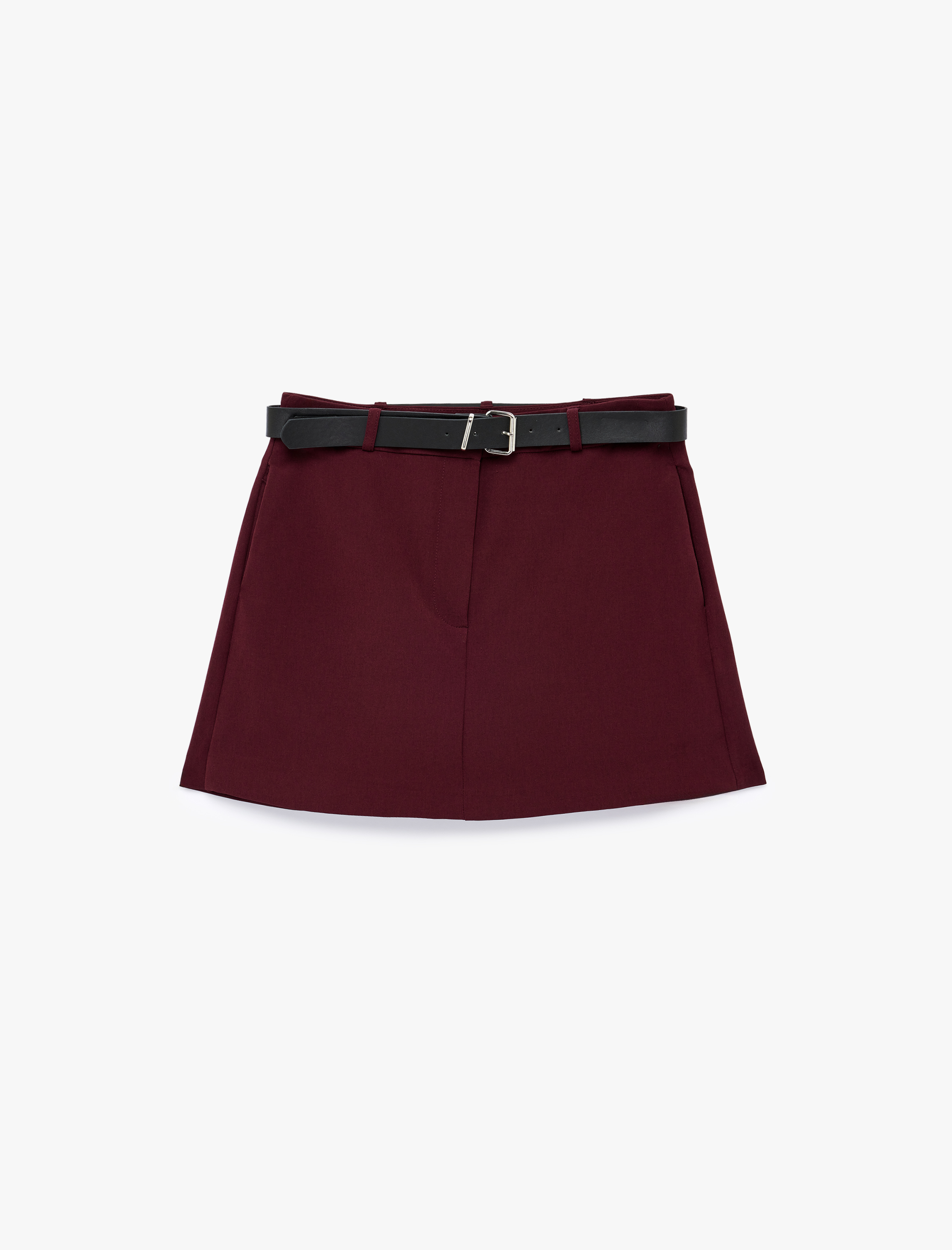   Normal Bel Mini Şort Etek