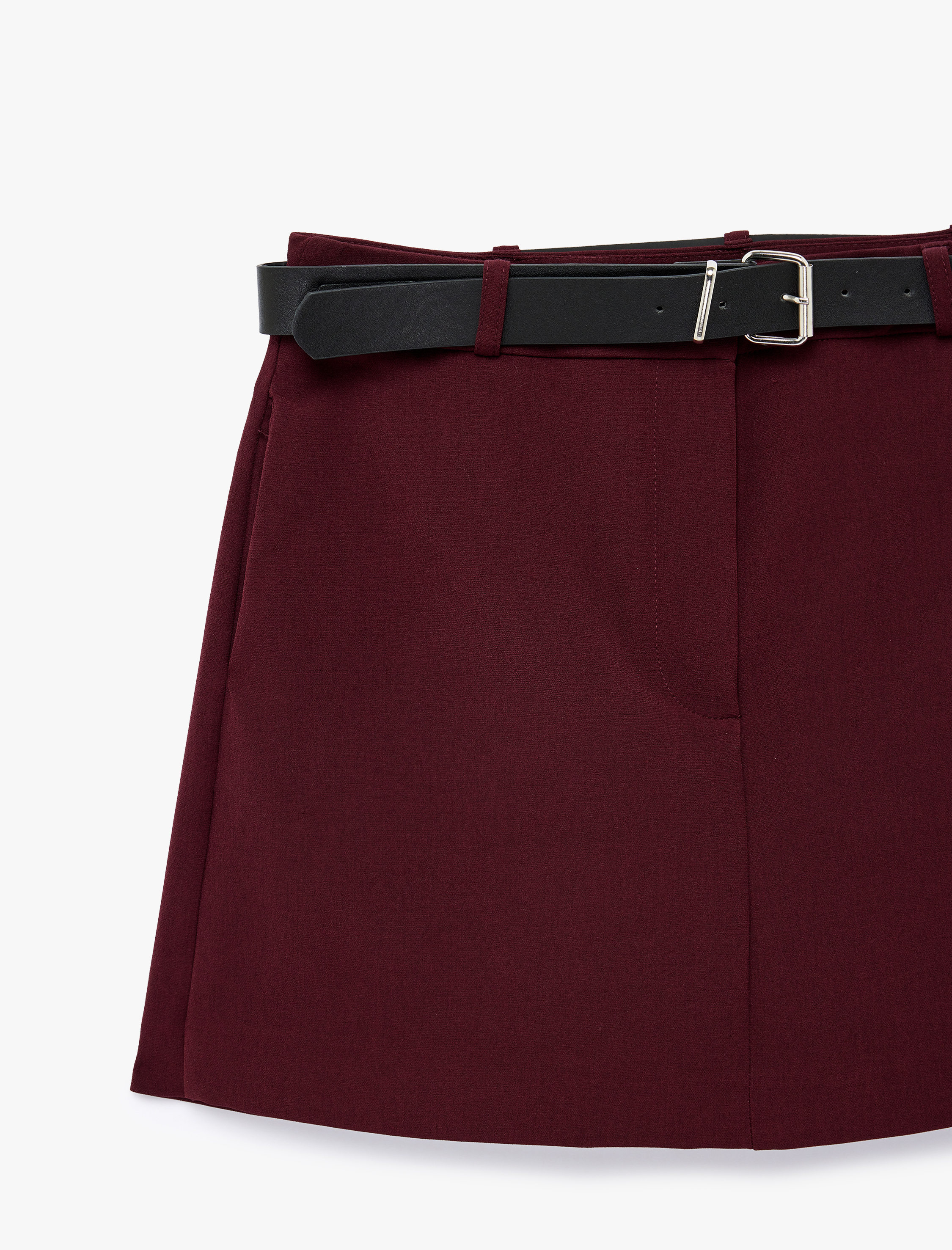   Normal Bel Mini Şort Etek