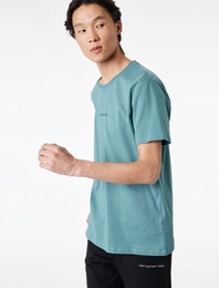 Kısa Kollu Regular Fit Bisiklet Yaka Pamuklu Baskılı Spor Tişört