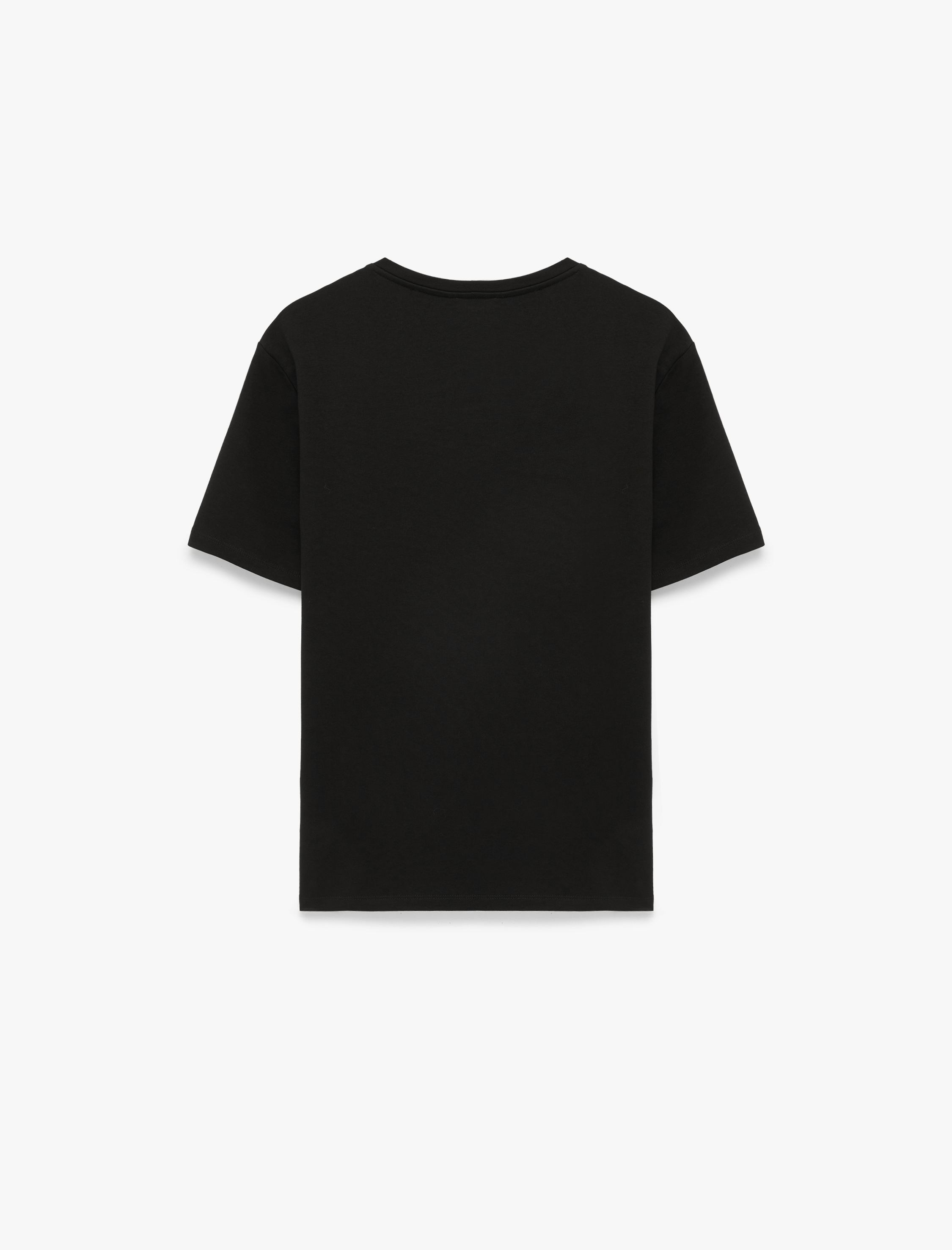   Regular Fit Kısa Kollu Bisiklet Yaka Baskılı Spor Tişört