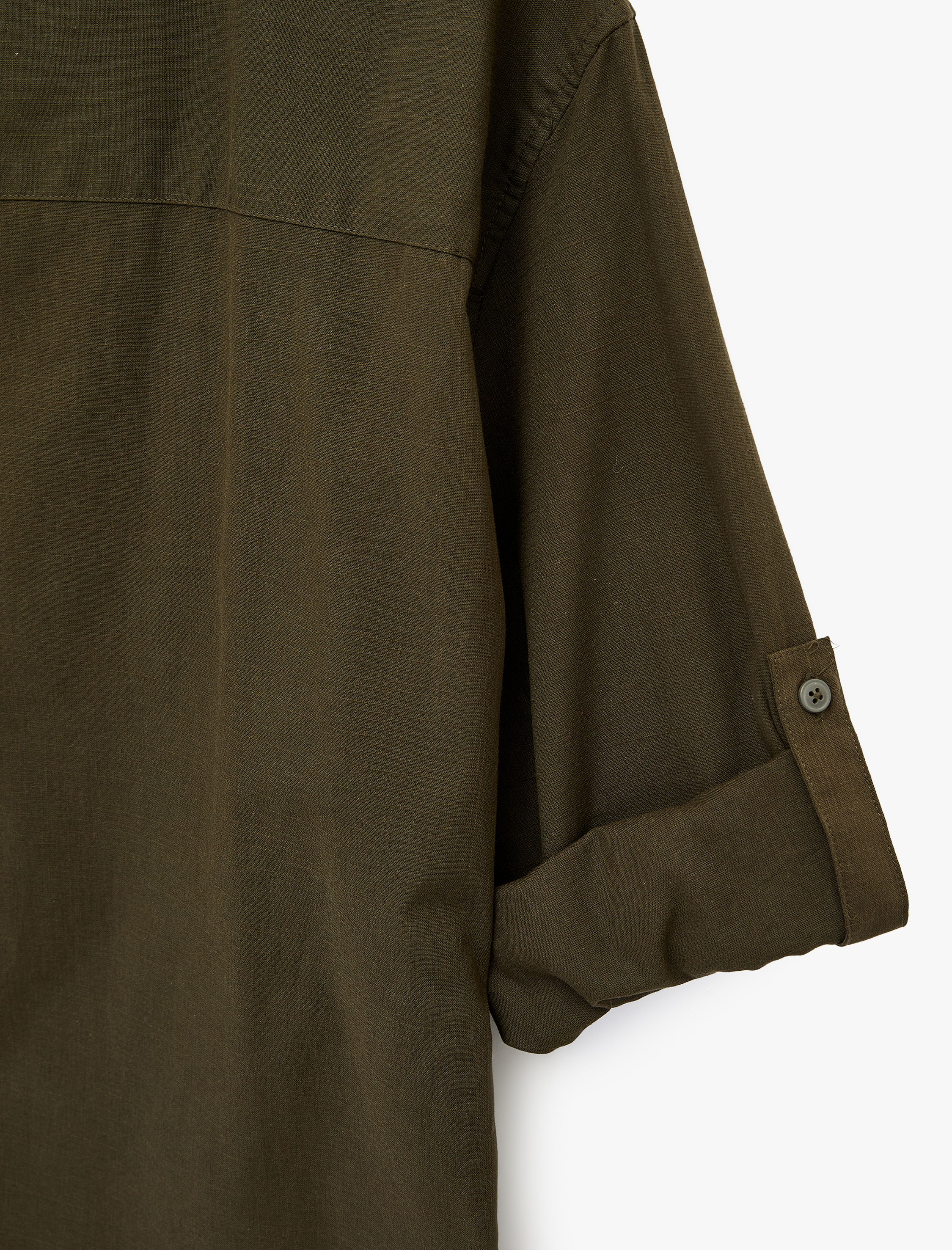   Regular Fit Uzun Kollu Pamuklu Hakim Yaka Gömlek