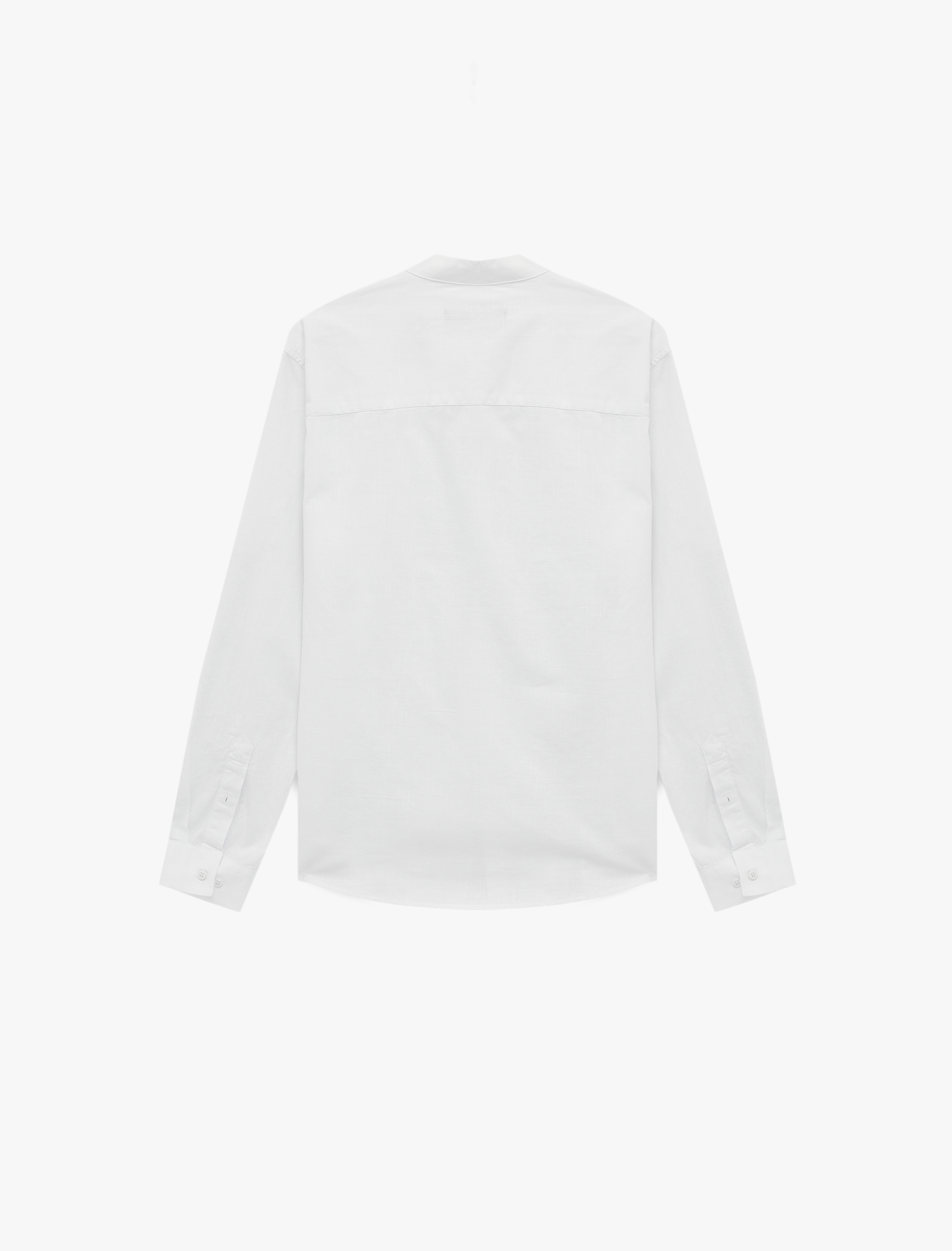   Regular Fit Uzun Kollu Pamuklu Hakim Yaka Gömlek