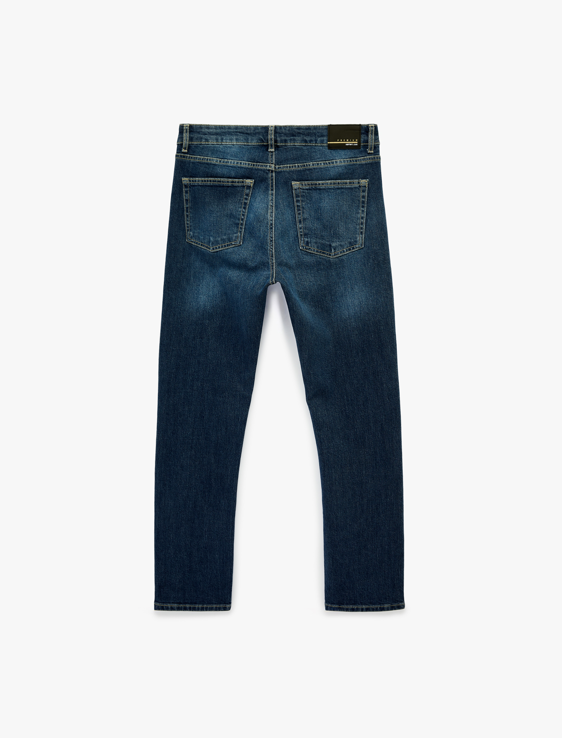   Normal Bel Cepli Pamuklu Slim Fit Jean Pantolon - Brad Jean