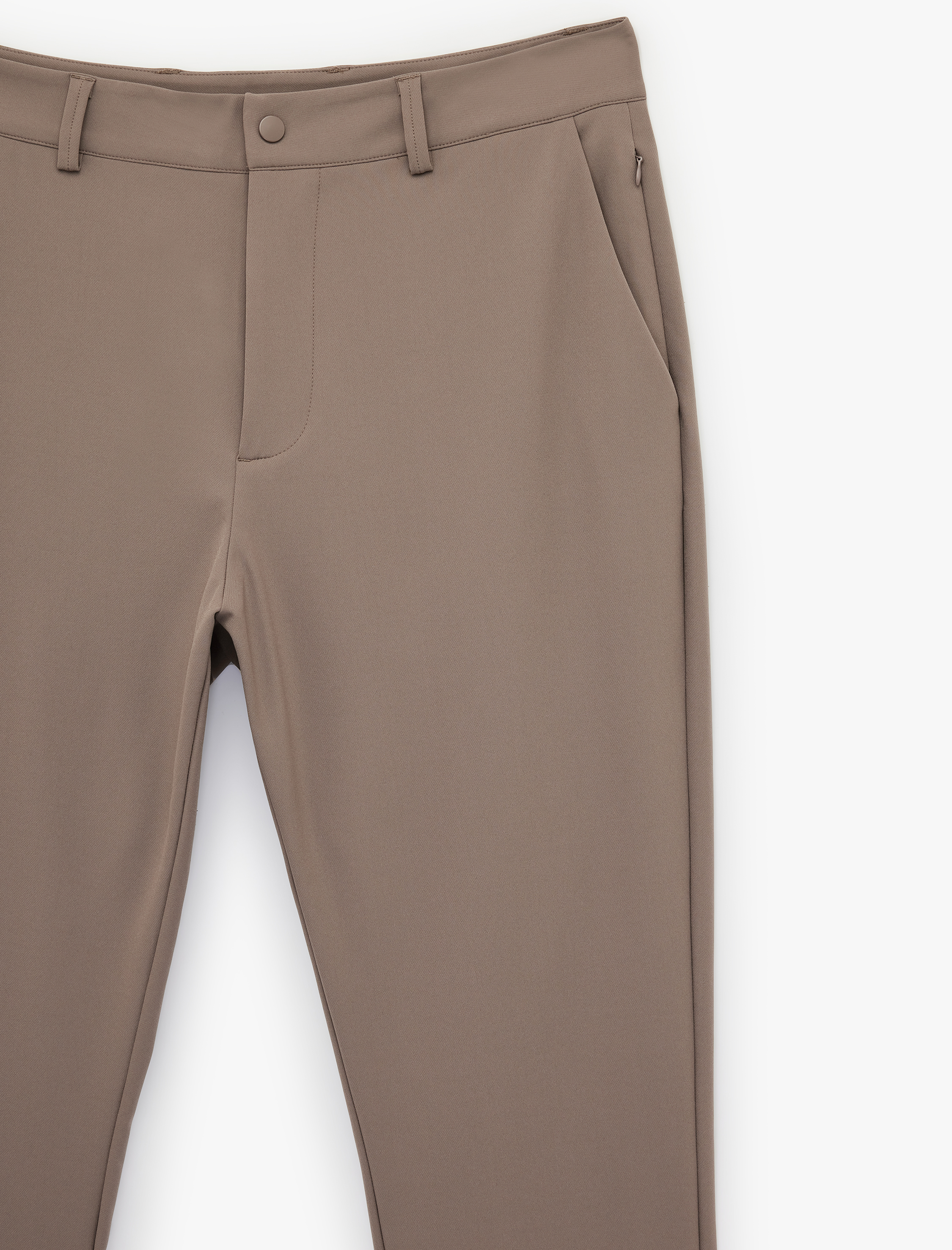   Düğme Detaylı Cepli Regular Fit Kumaş Pantolon