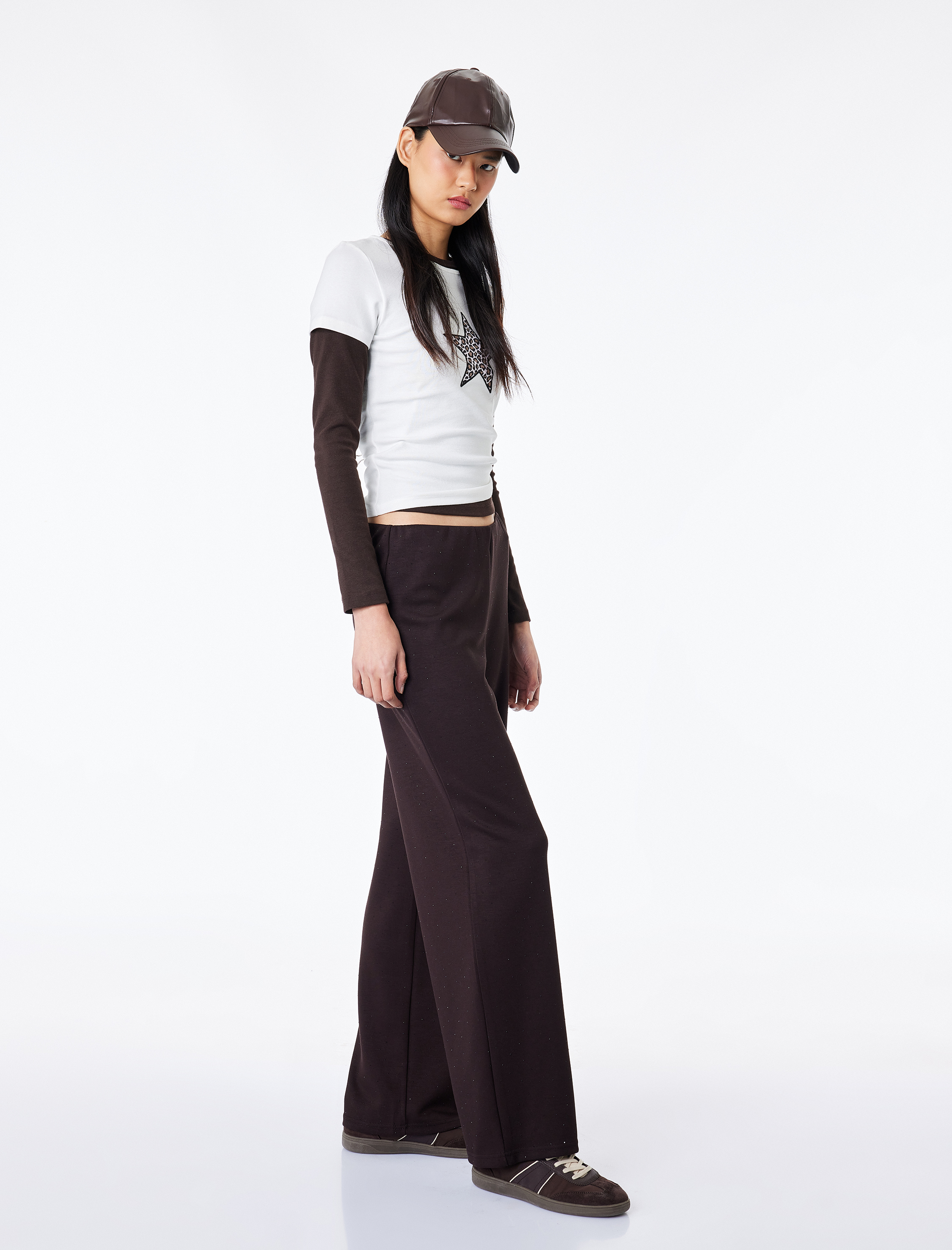   Taş Detaylı İnterlok Eşofman Altı