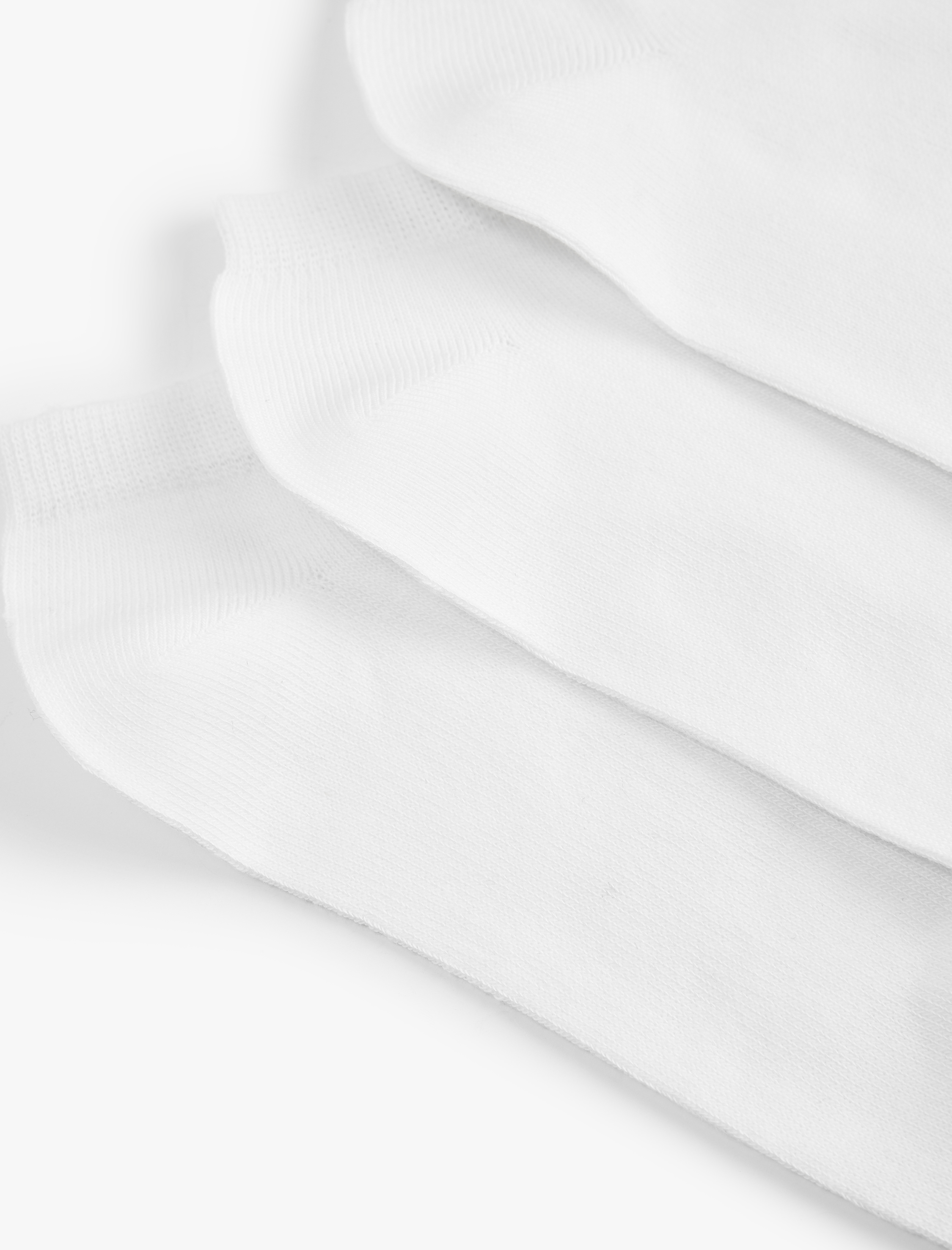  Kadın 3'lü Basic Pamuklu Patik Çorap Seti