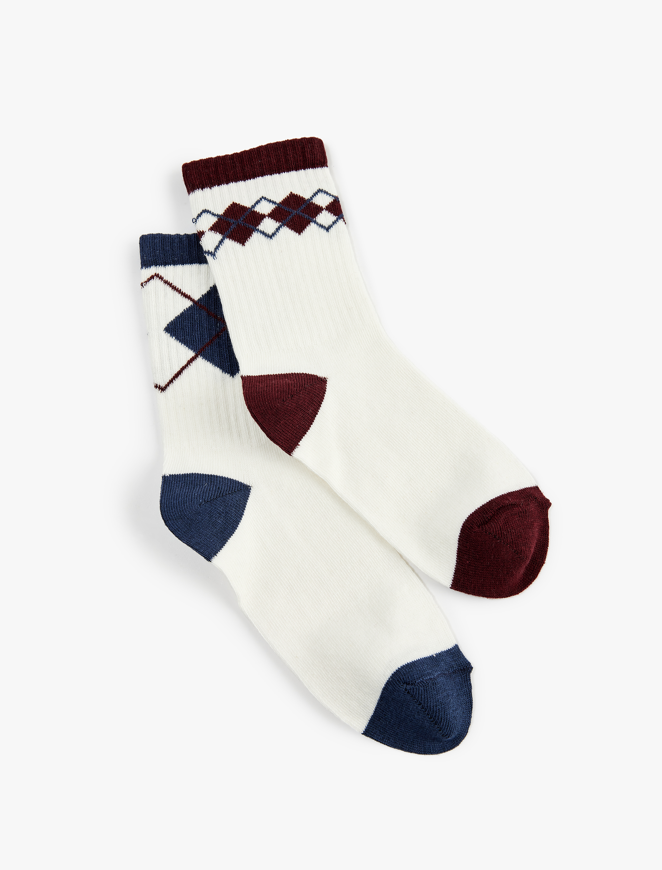  Erkek Çocuk Pamuklu 2'li Soket Çorap Seti