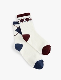 Pamuklu 2'li Soket Çorap Seti