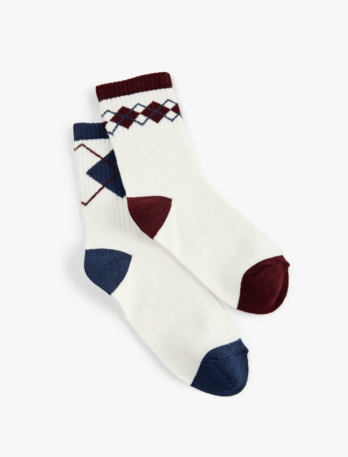 Erkek Çocuk Pamuklu 2'li Soket Çorap Seti