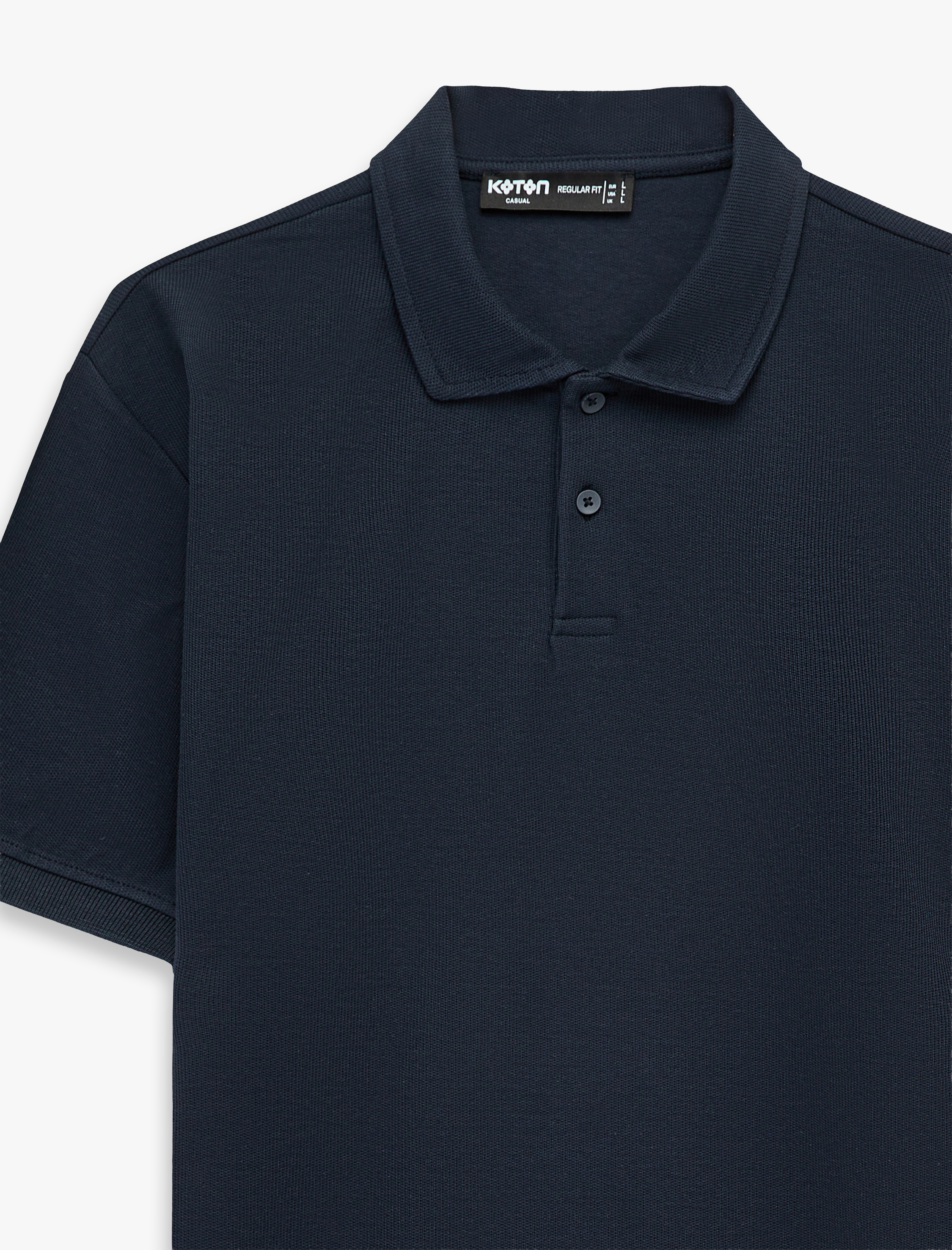   Pamuklu Regular Fit Kısa Kollu Düğmeli Polo Yaka Tişört