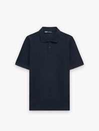 Pamuklu Regular Fit Kısa Kollu Düğmeli Polo Yaka Tişört