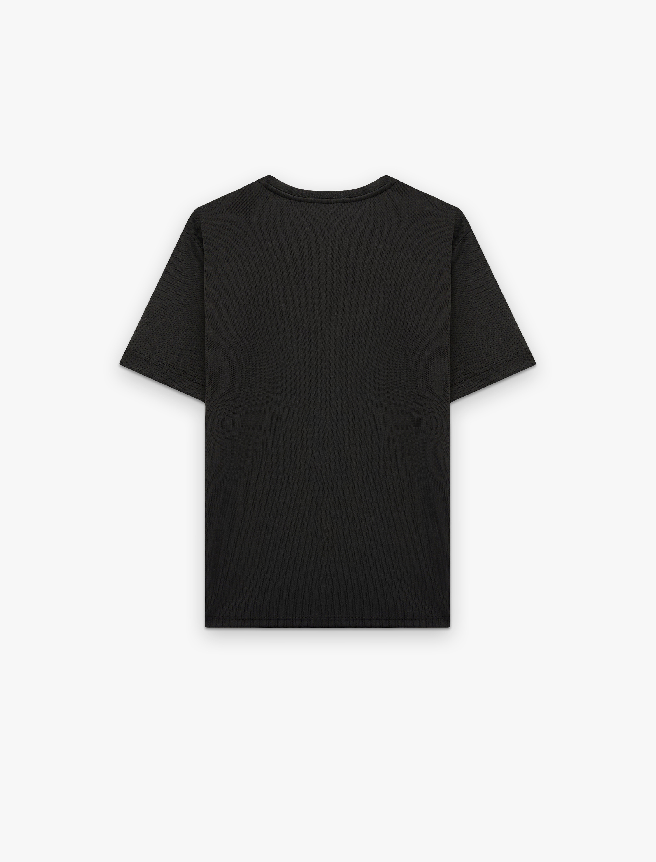   Rahat Kalıp Kısa Kollu Bisiklet Yaka Baskılı Spor Tişört