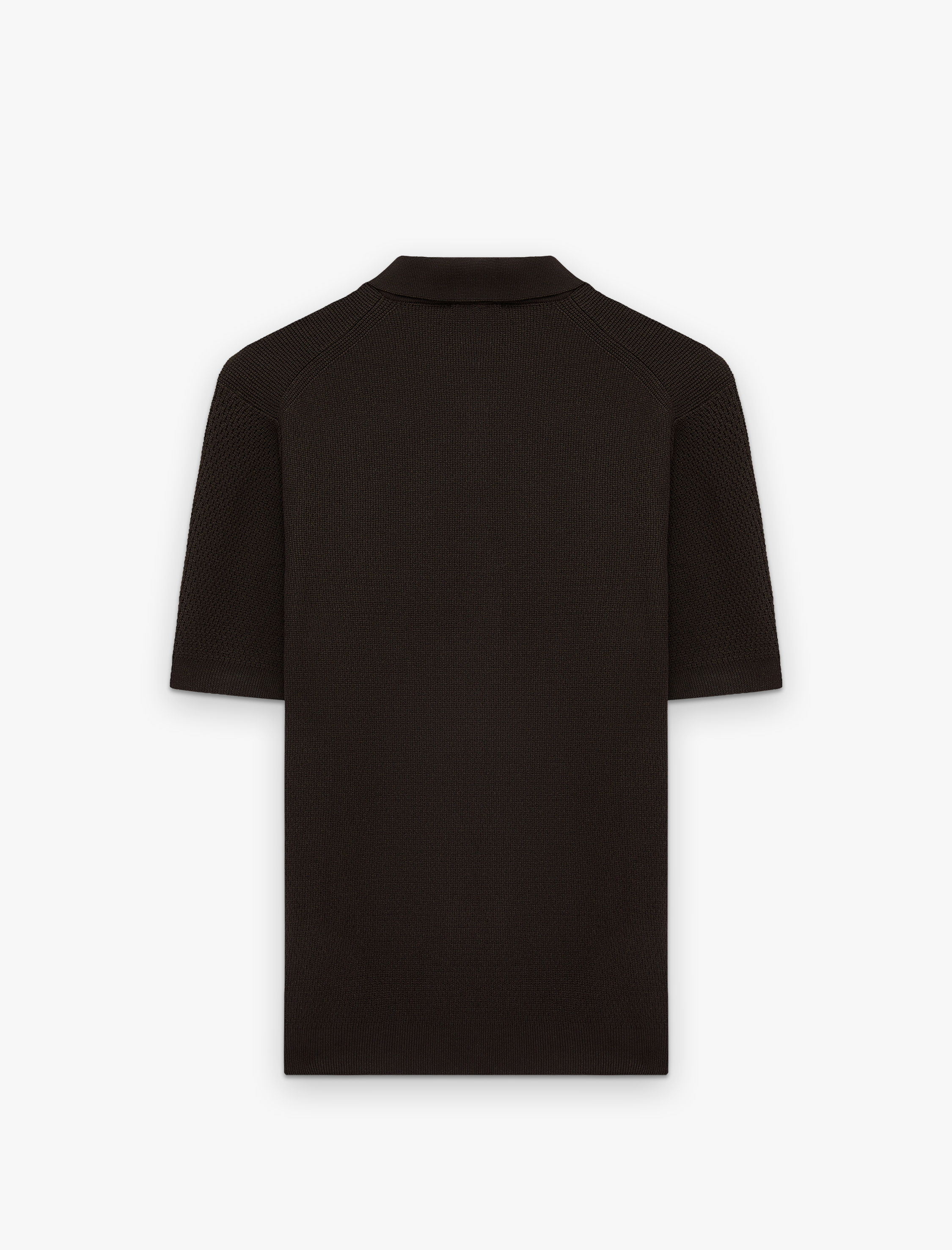   Regular Fit Viskon Polo Yaka Kısa Kollu Triko Tişört