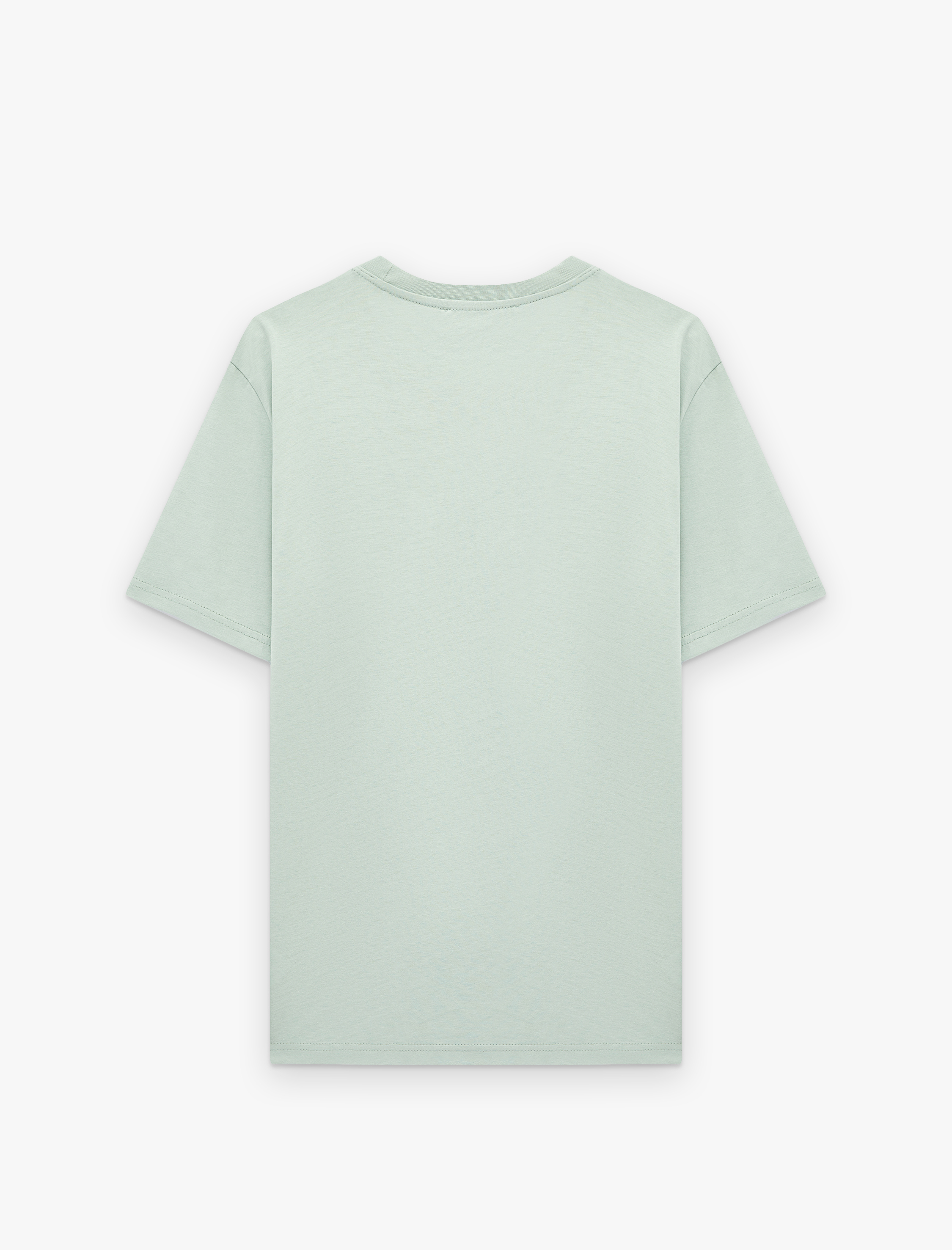   Regular Fit Kısa Kollu Bisiklet Yaka Pamuklu Basic Tişört