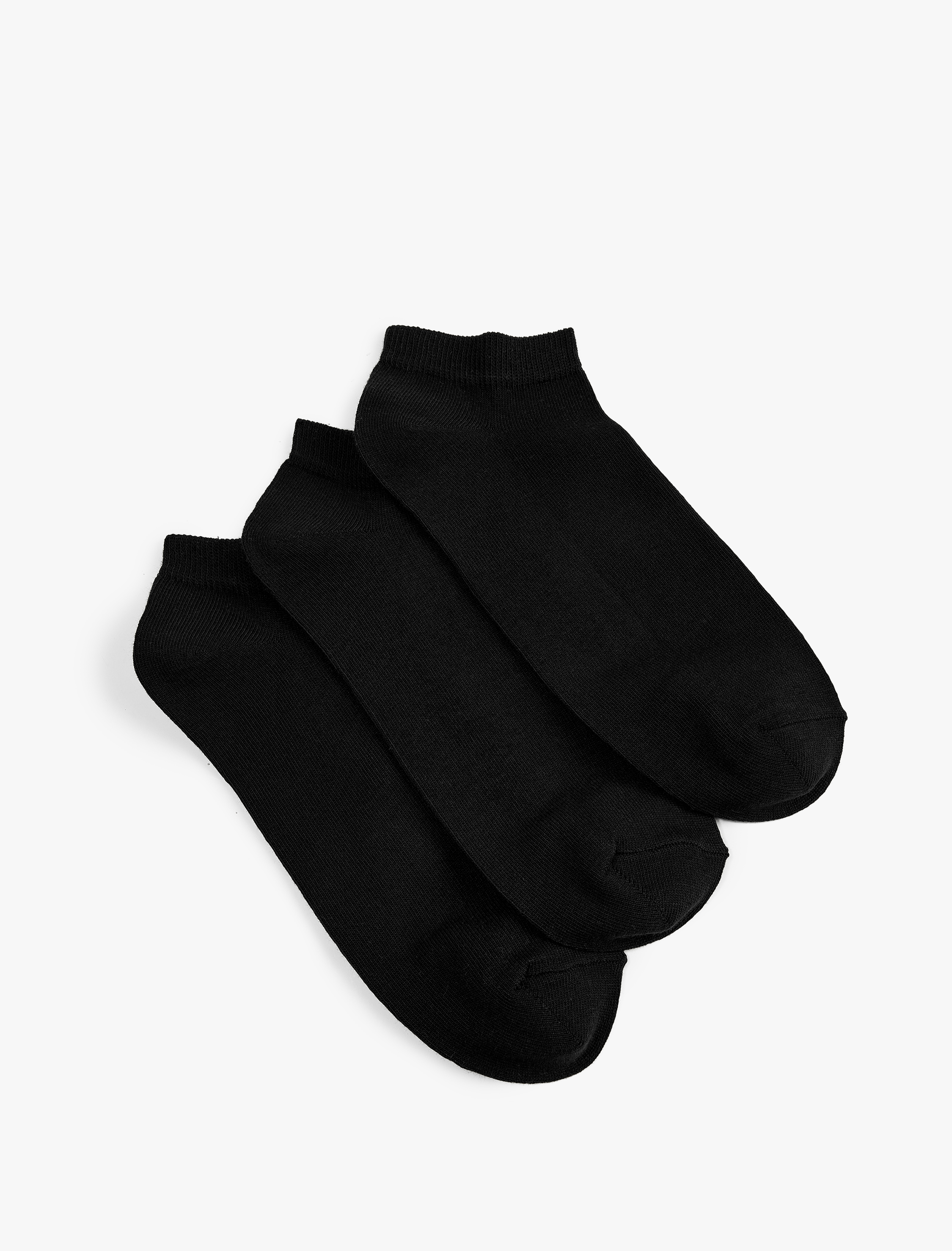  Erkek 3'lü Basic Patik Çorap Seti