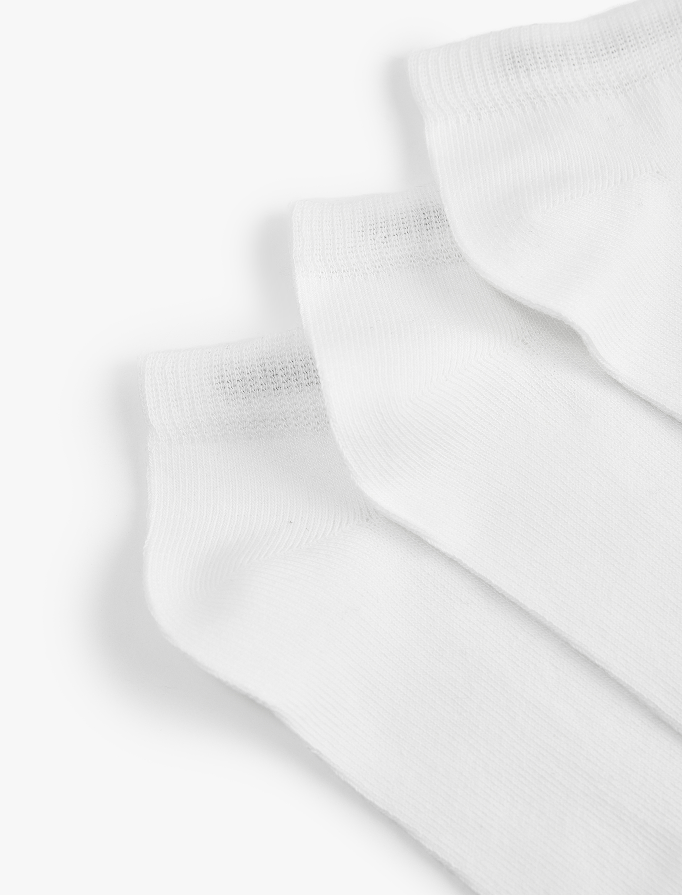  Erkek 3'lü Basic Pamuklu Patik Çorap Seti