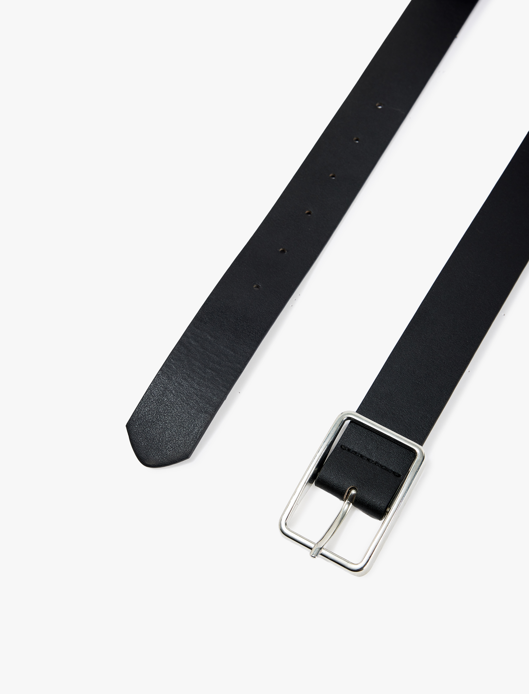  Kadın Metal Tokalı Deri Görünümlü Kemer