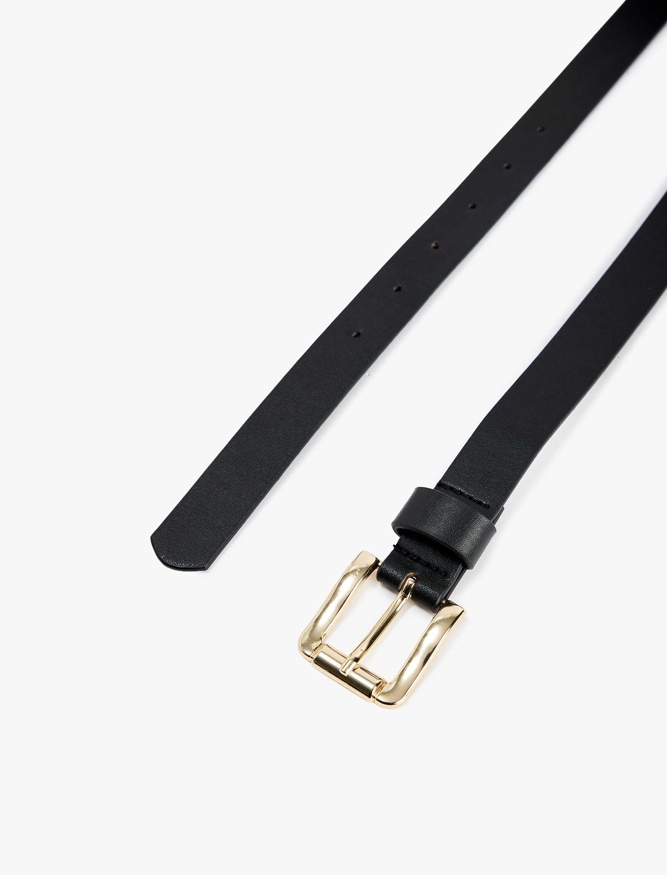  Kadın Metal Tokalı Suni Deri Kemer