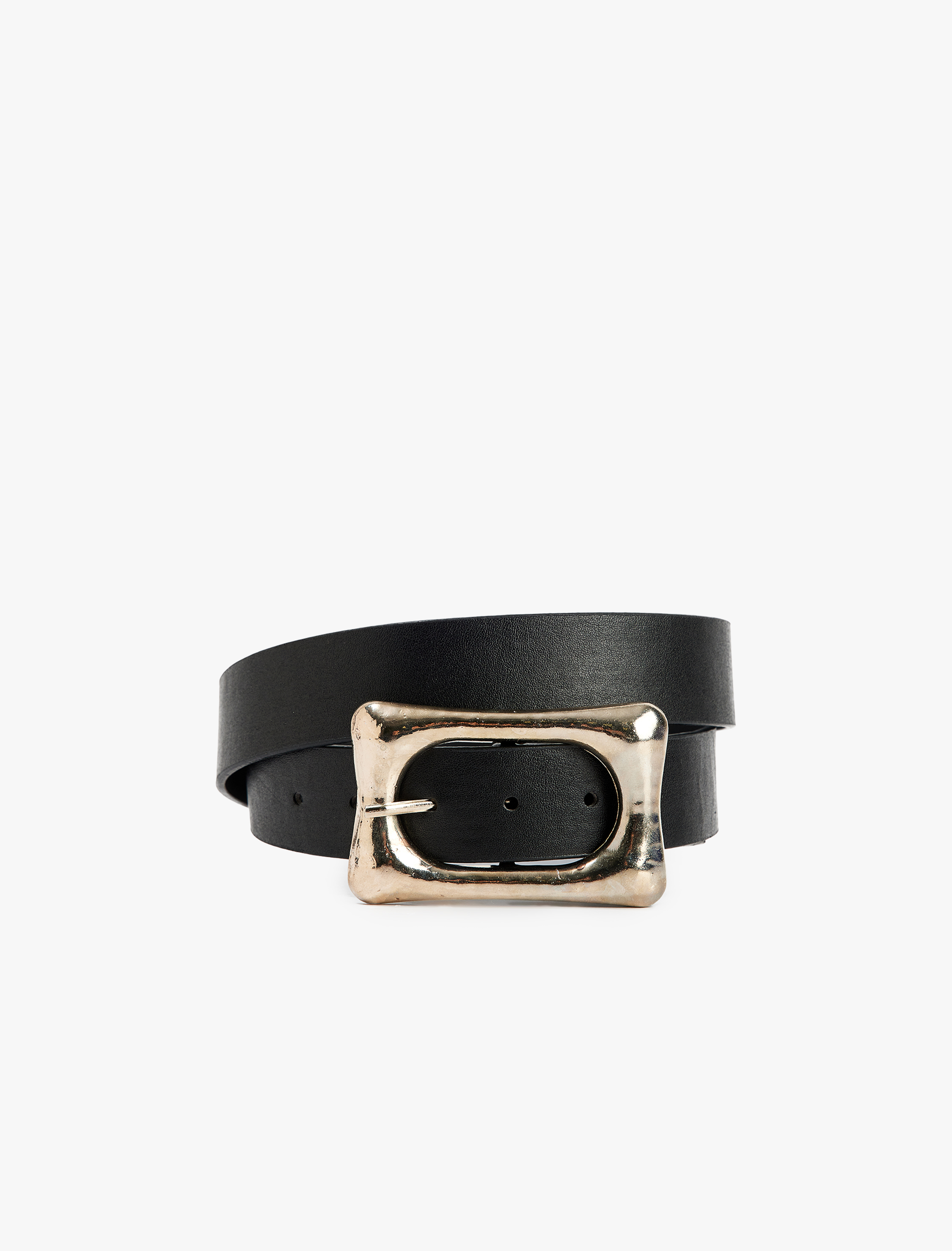  Kadın Metal Tokalı Suni Deri Kemer