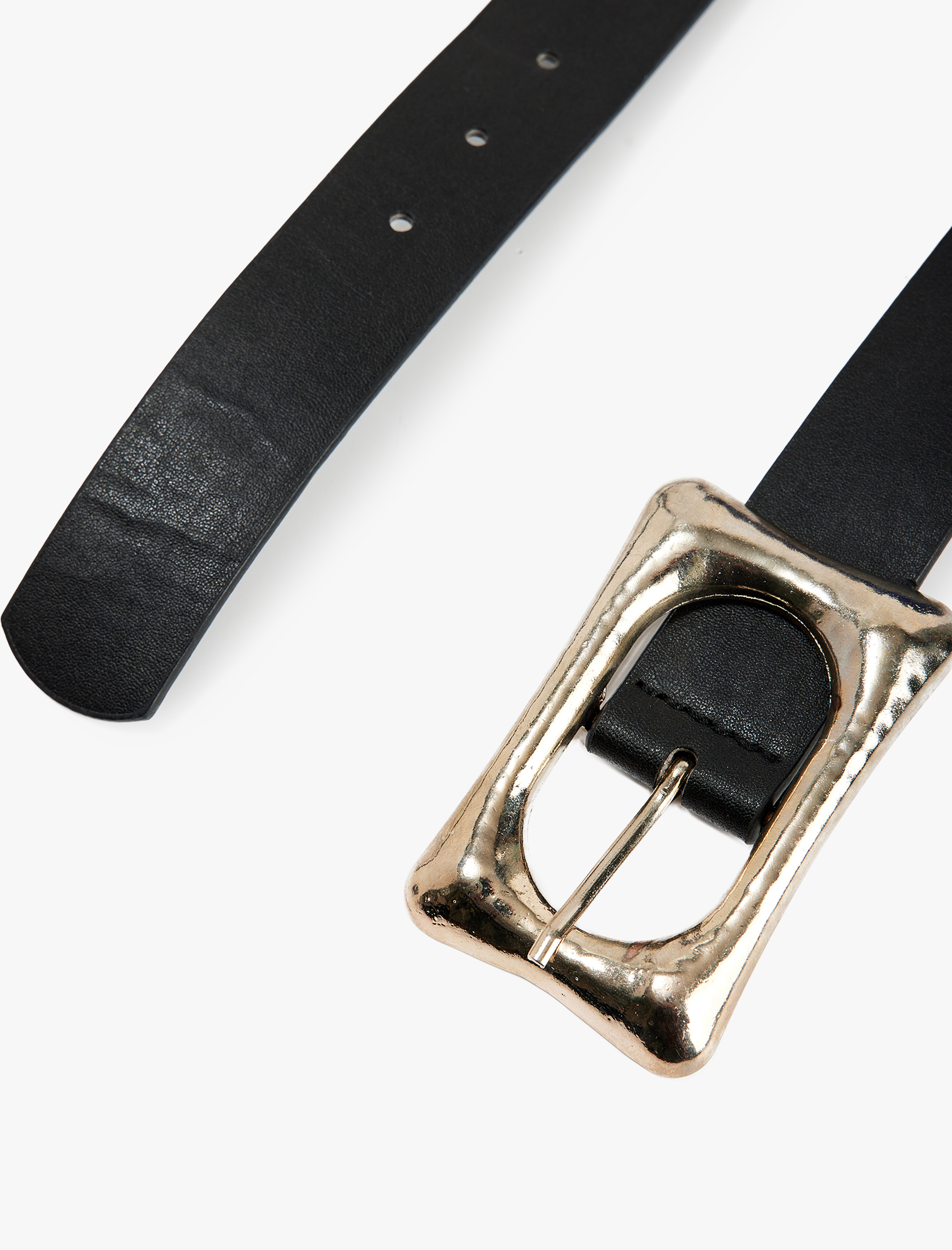  Kadın Metal Tokalı Suni Deri Kemer