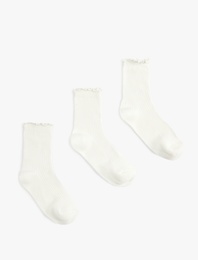 Pamuklu 3'lü Soket Çorap Seti
