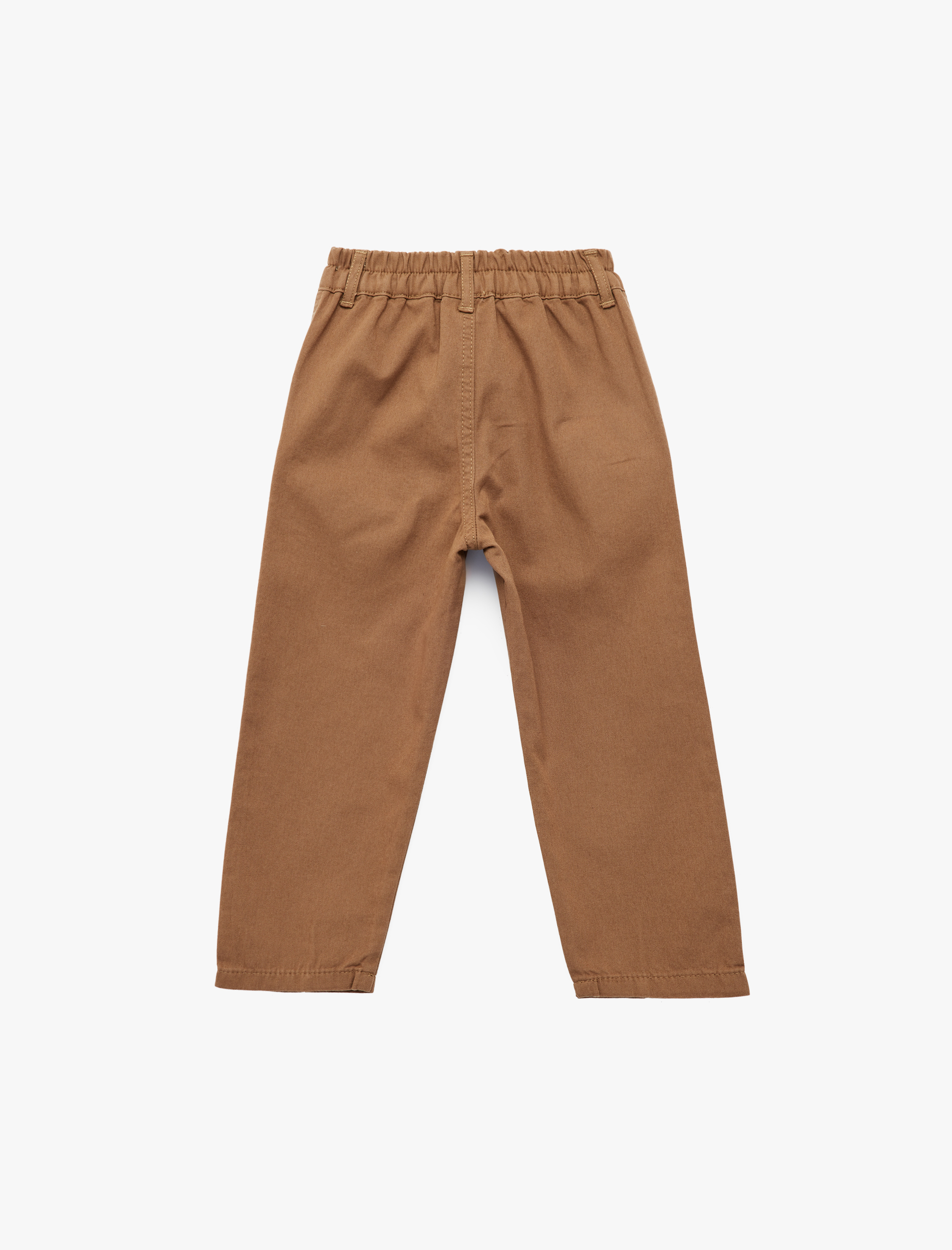  Erkek Bebek Yüksek Bel Pile Detaylı Pamuklu Pantolon