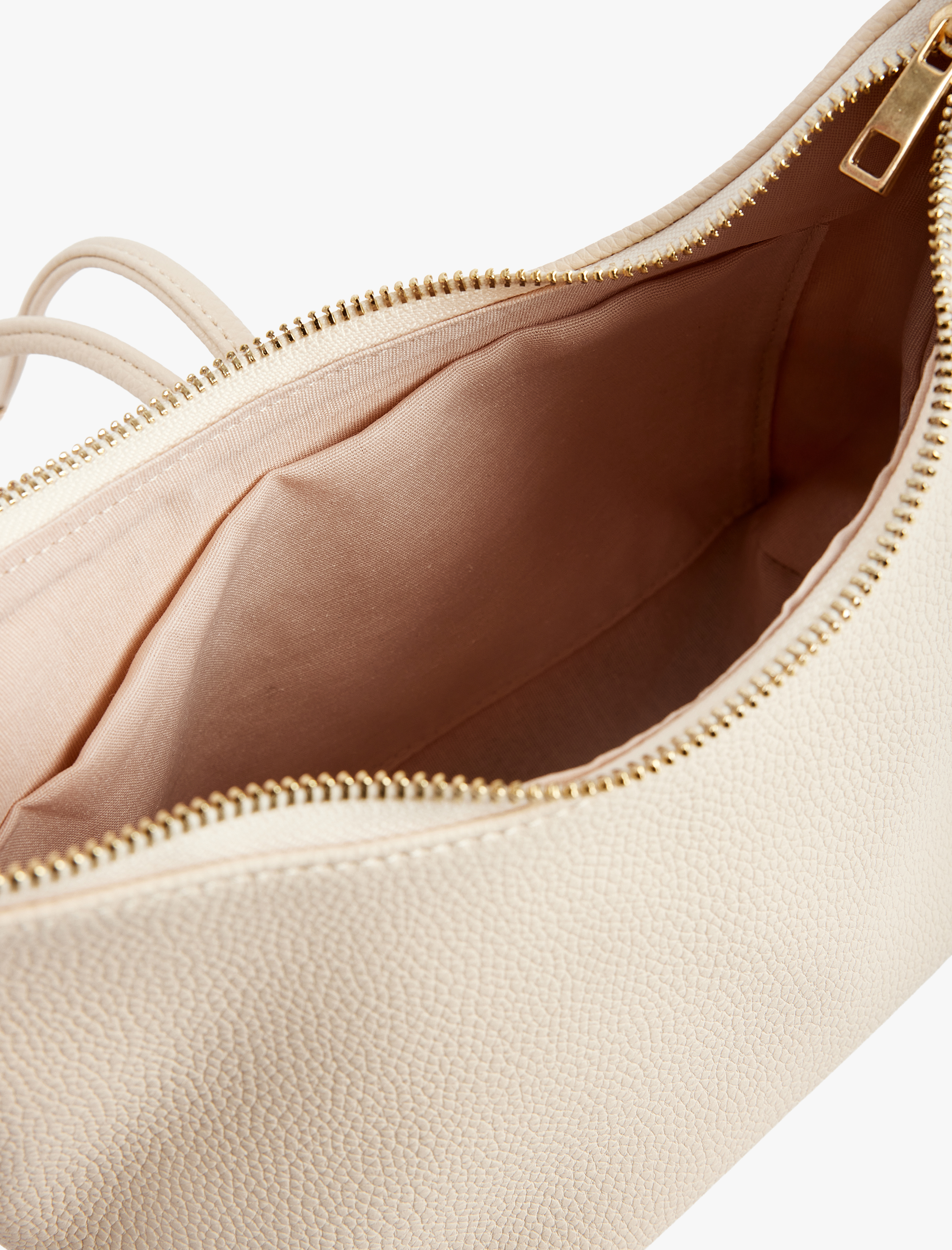  Kadın Suni Deri Askılı Fermuarlı Bağcık Detaylı Omuz Çantası