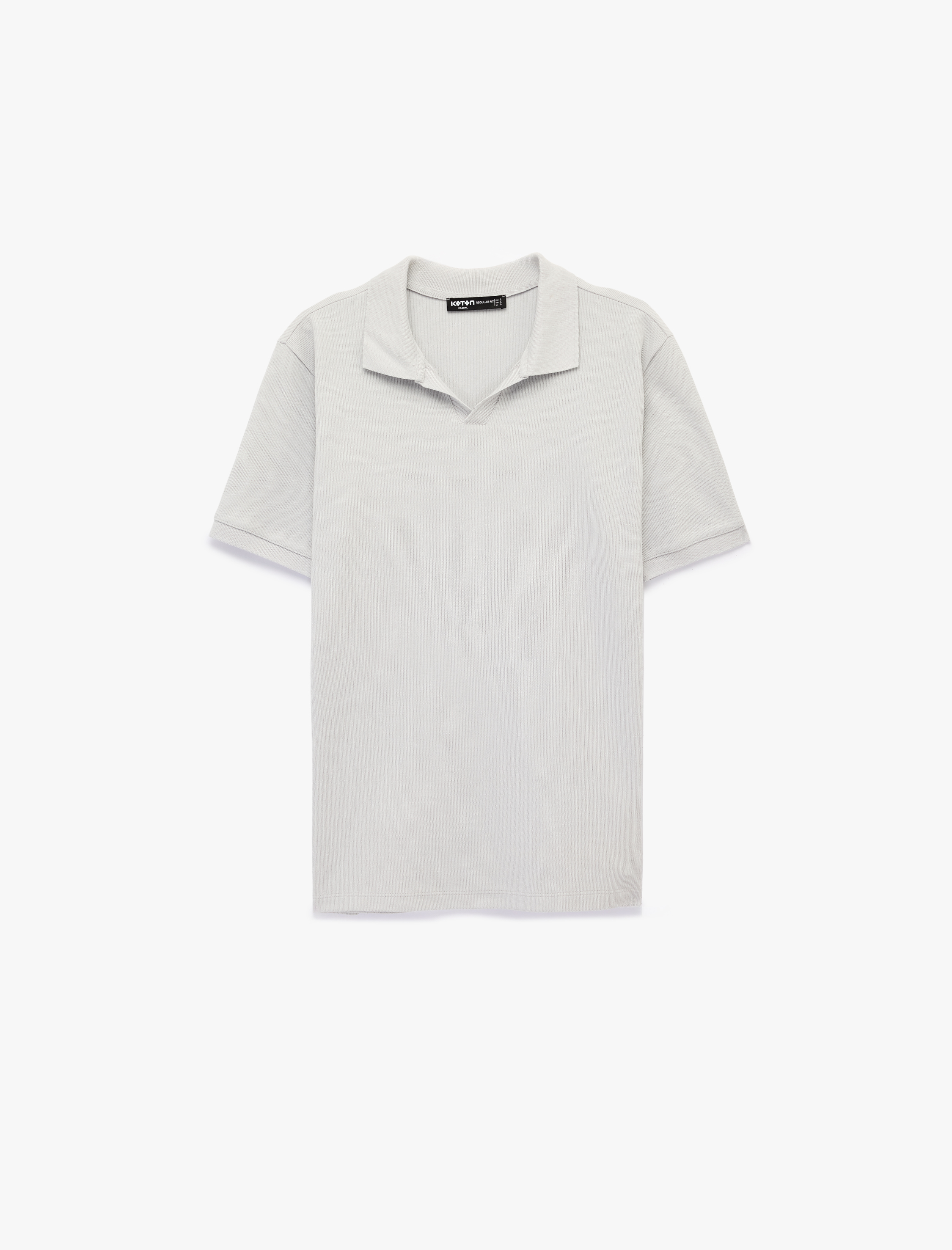   Regular Fit Kısa Kollu Pamuklu Polo Yaka Tişört