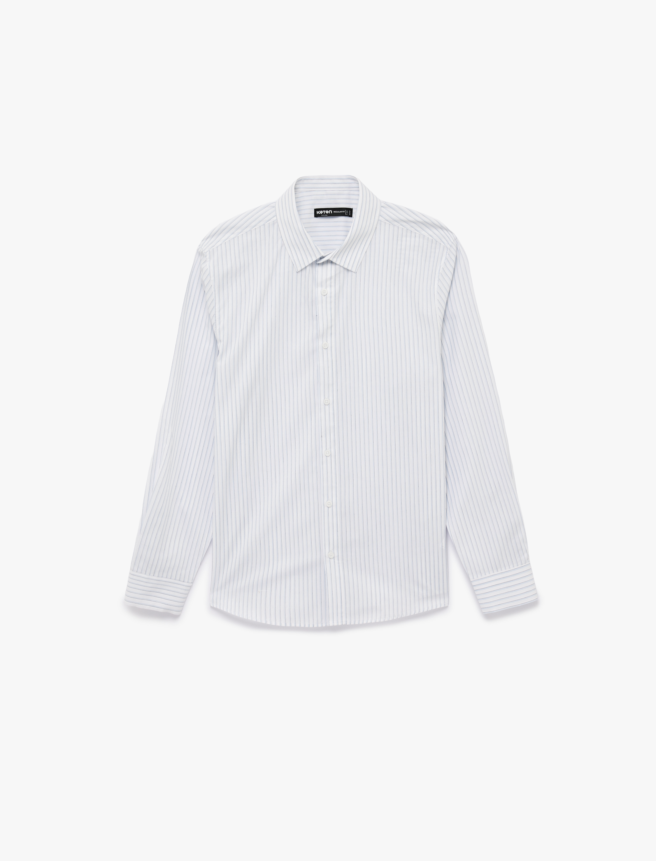   Pamuklu Klasik Yaka Regular Fit Uzun Kollu Gömlek