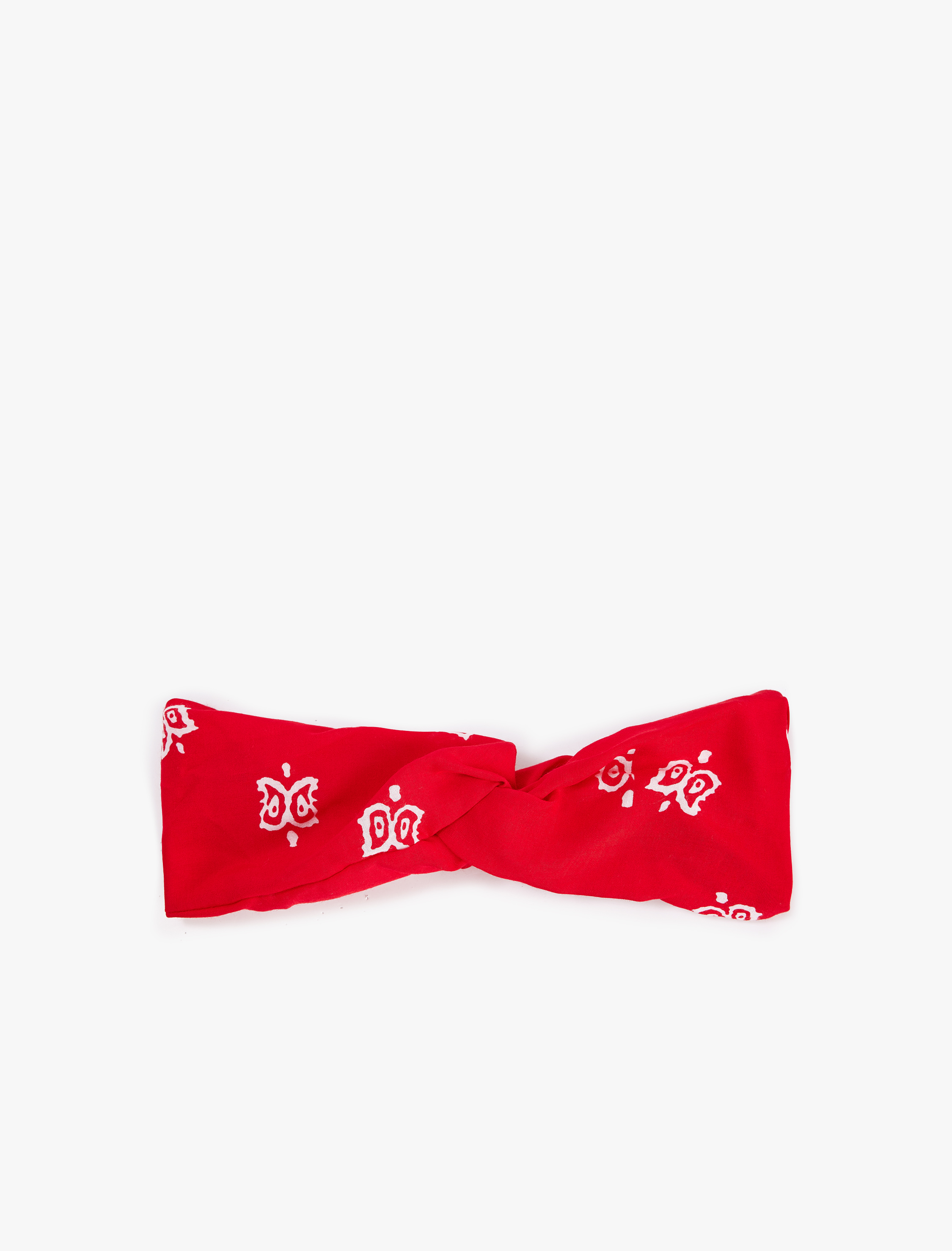  Kadın Düğüm Detaylı Desenli Saç Bandı