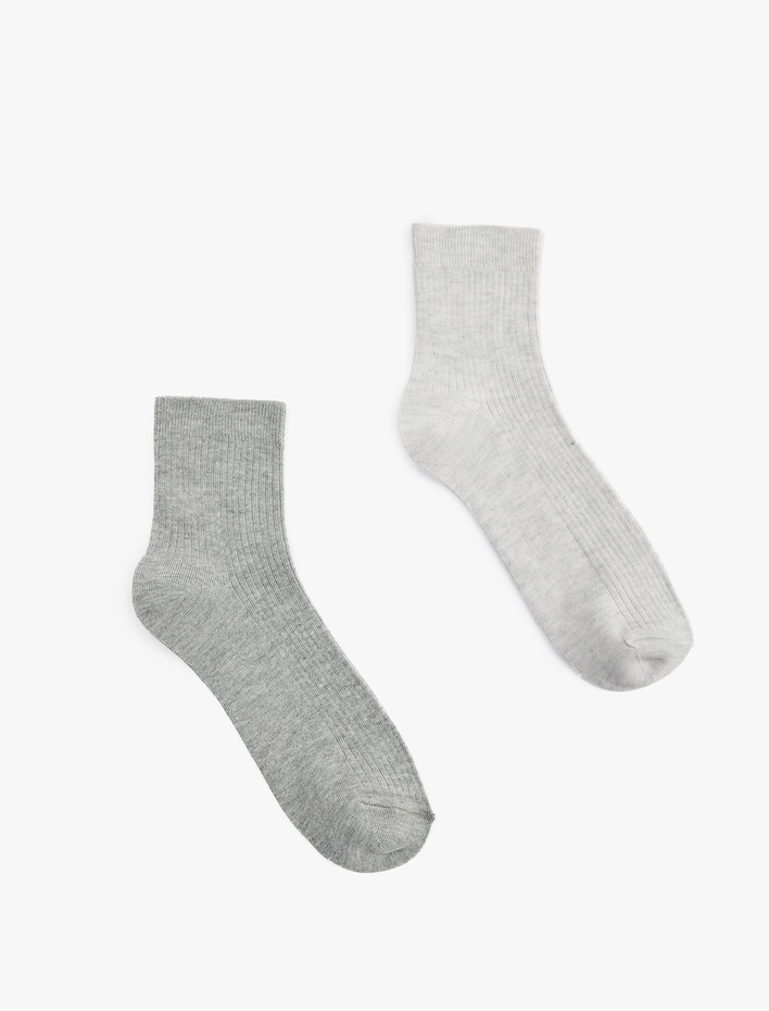 Kadın 2'li Basic Soket Çorap Seti