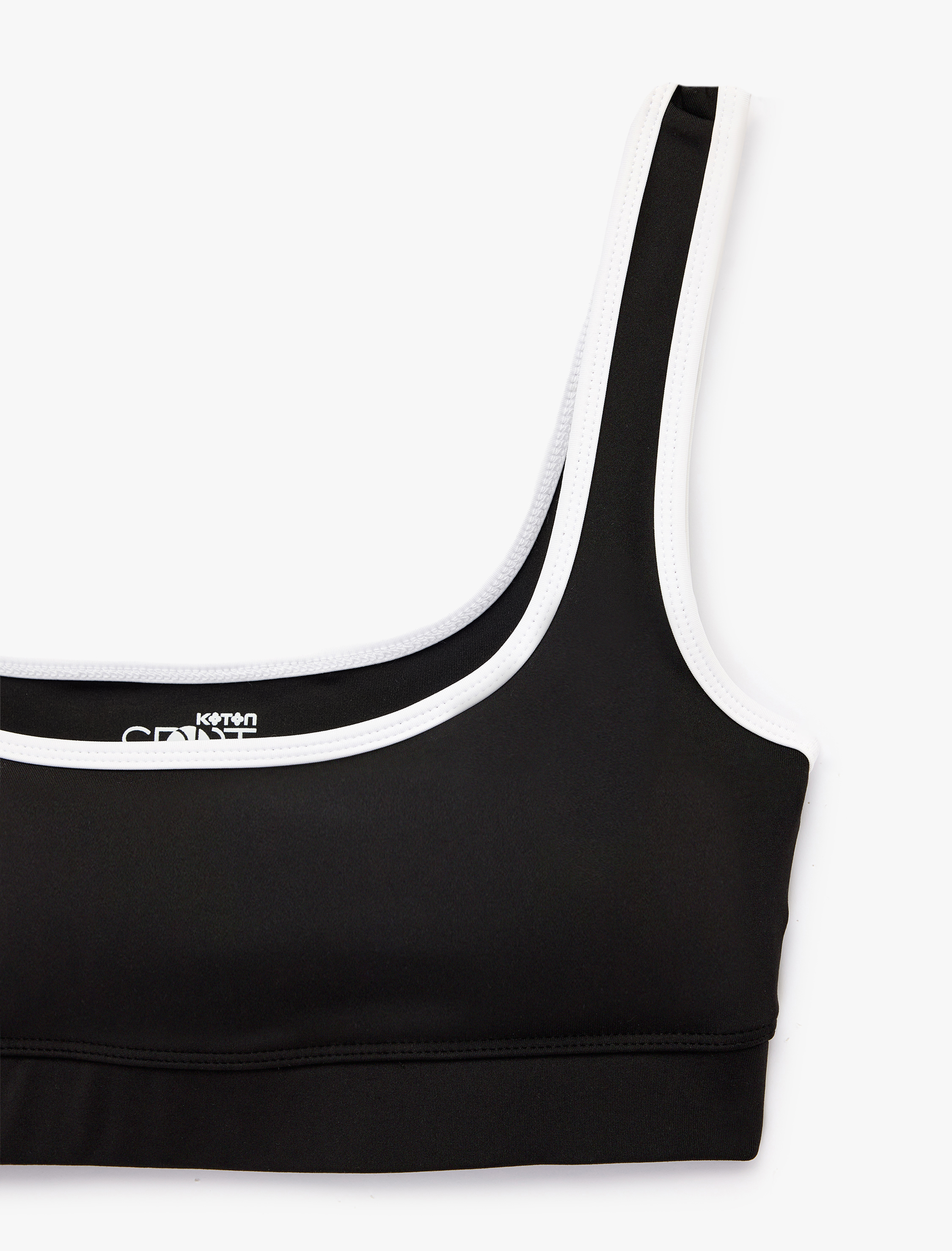   U Yaka Kolsuz Slim Fit Biyeli Sporcu Sütyeni