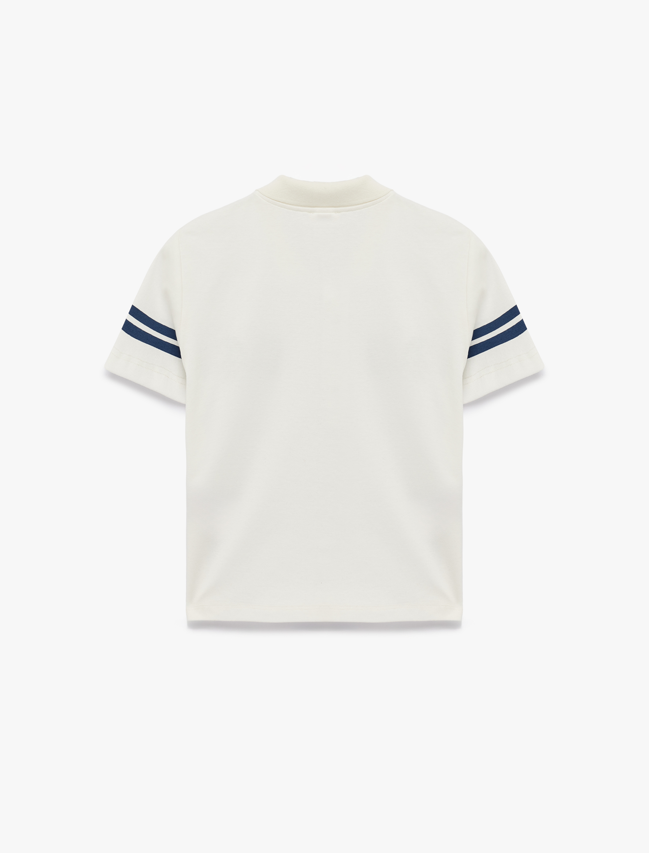   Regular Fit Düğmeli Kısa Kollu Kolej Baskılı Polo Yaka Tişört