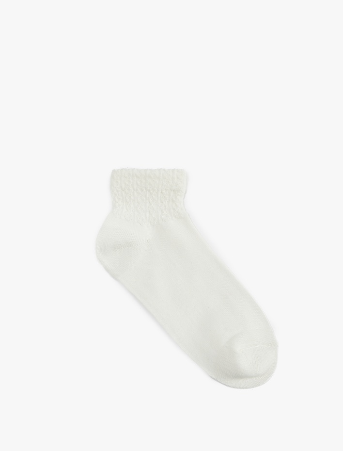 Kız Çocuk Pamuklu 3'lü Patik Çorap Seti