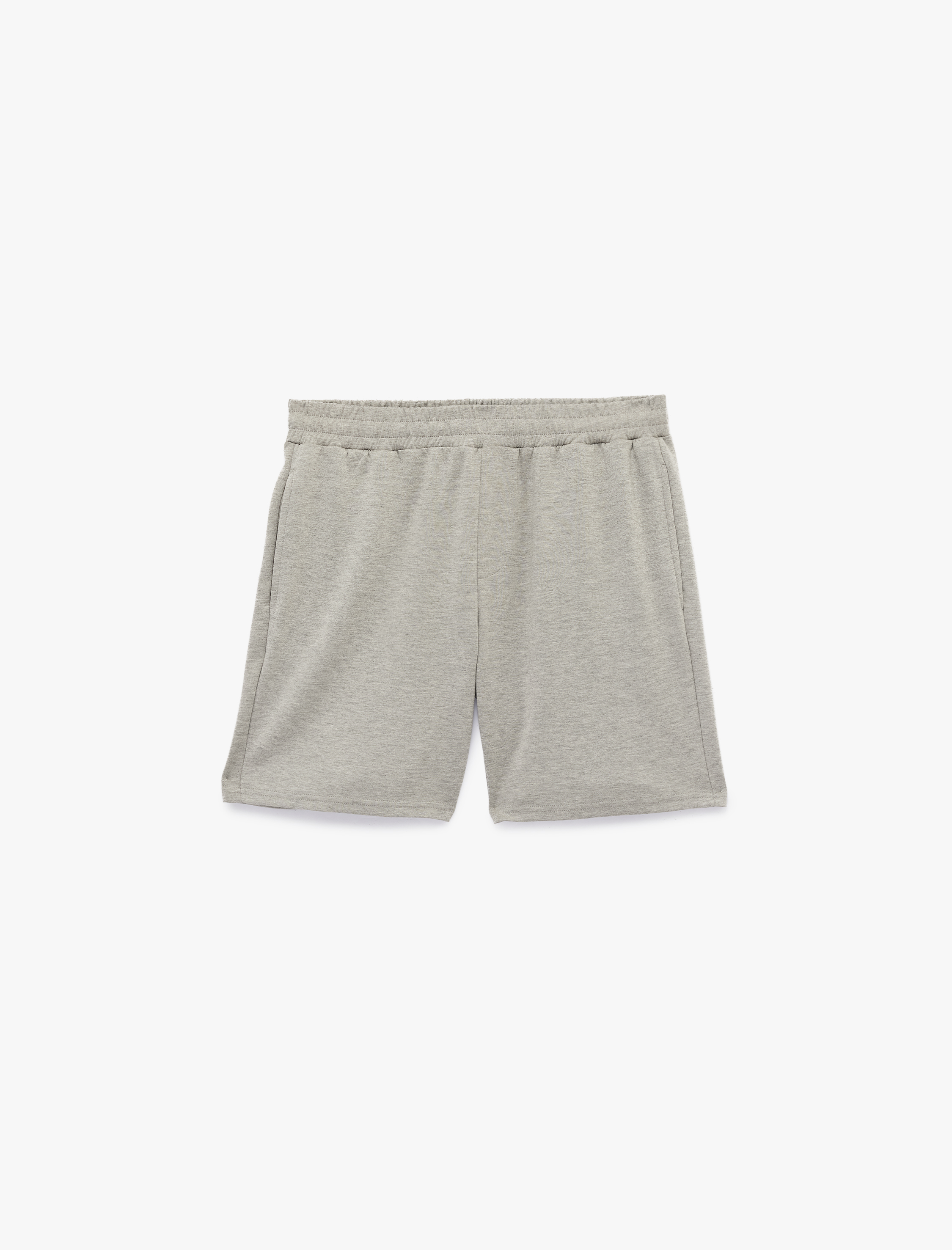   Modal Karışımlı Cepli Beli Lastikli Spor Şort