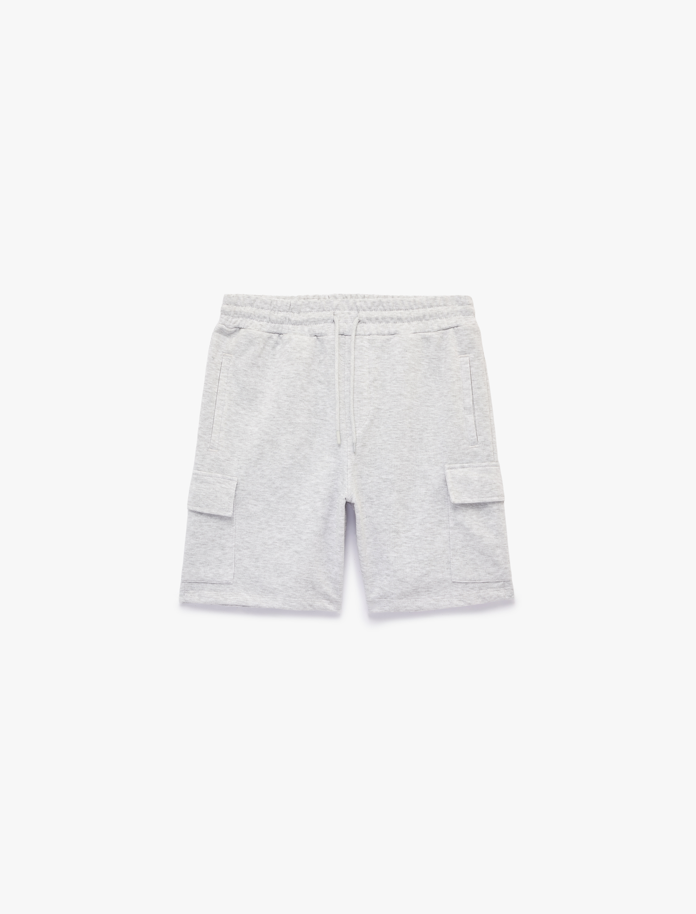   Rahat Kalıp Kapaklı Cep Detaylı Beli Bağcıklı Spor Şort