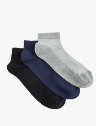 Pamuklu 3'lü Patik Çorap Seti