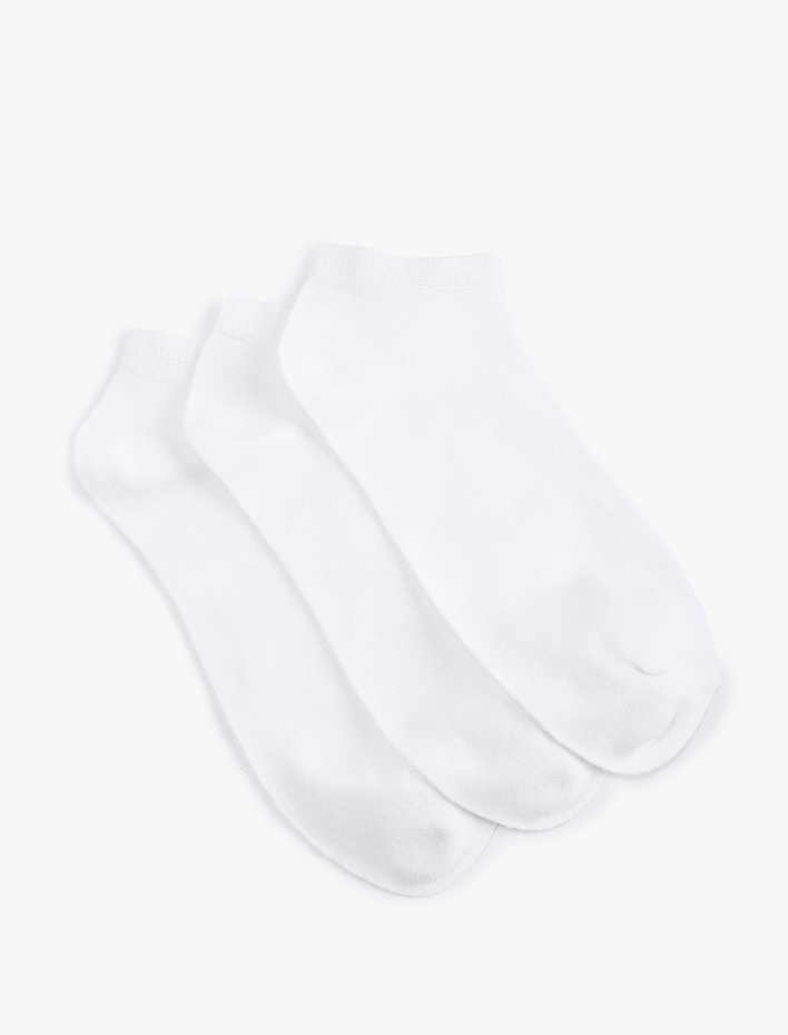 Erkek Basic 3'lü Patik Çorap Seti