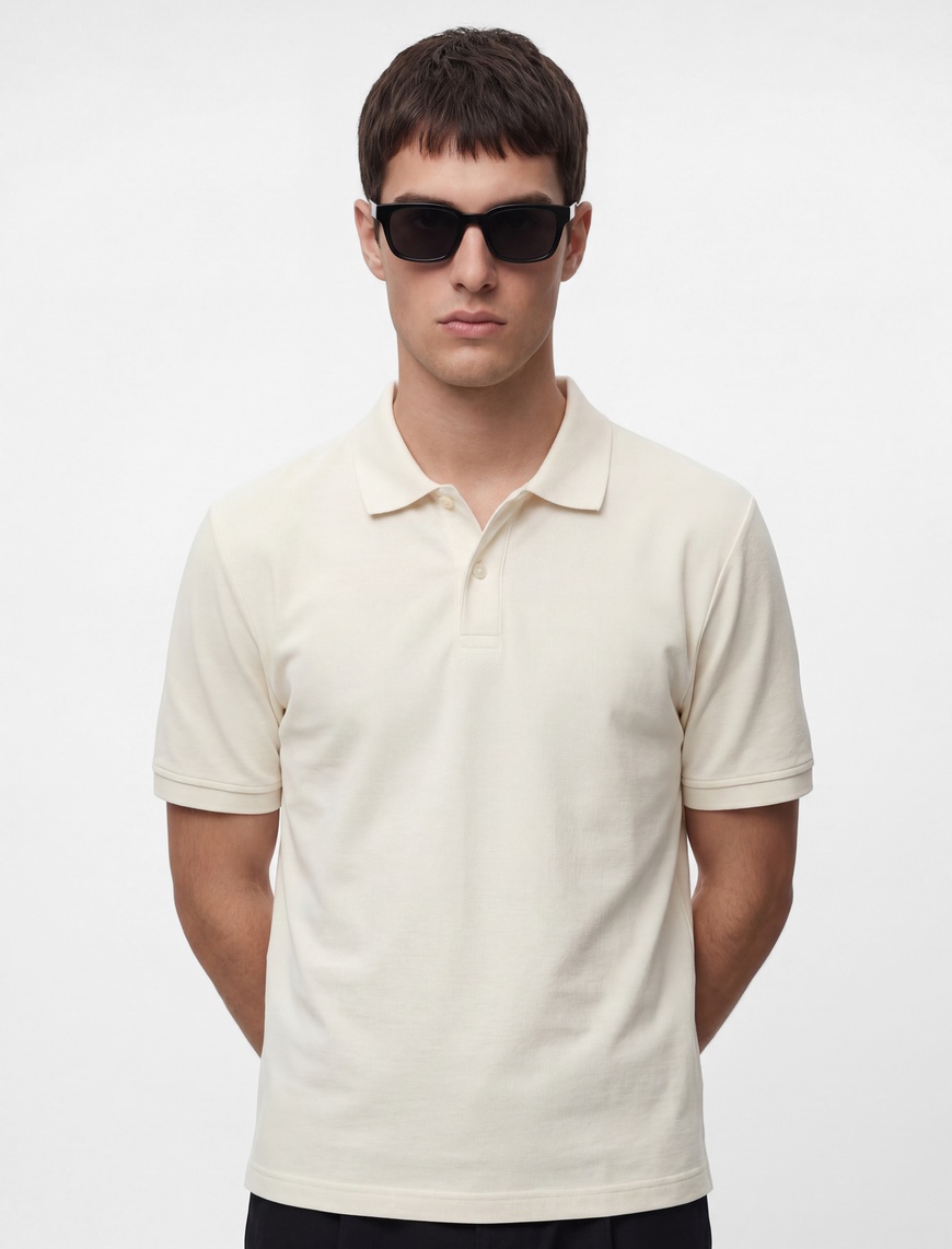 Koton Erkek Pamuklu Regular Fit Kısa Kollu Düğmeli Polo Yaka T-Shirt
