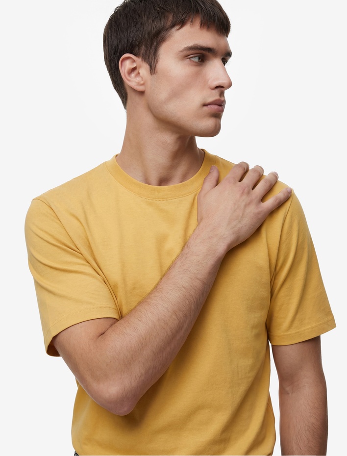  Regular Fit Bisiklet Yaka Pamuklu Basic Kısa Kollu Tişört