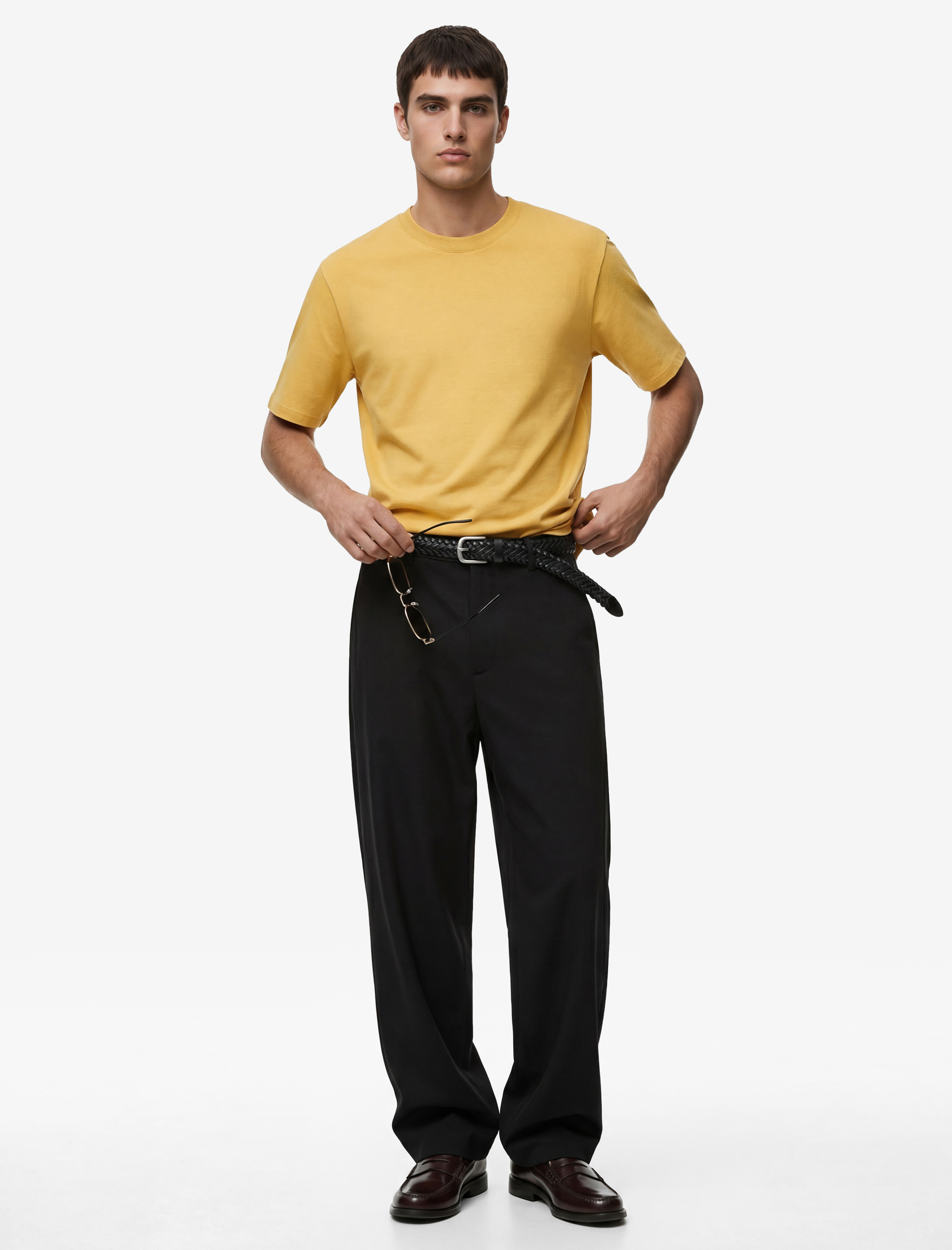   Regular Fit Bisiklet Yaka Pamuklu Basic Kısa Kollu Tişört