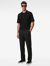 Regular Fit Kısa Kollu Düğmeli Polo Yaka Tişört