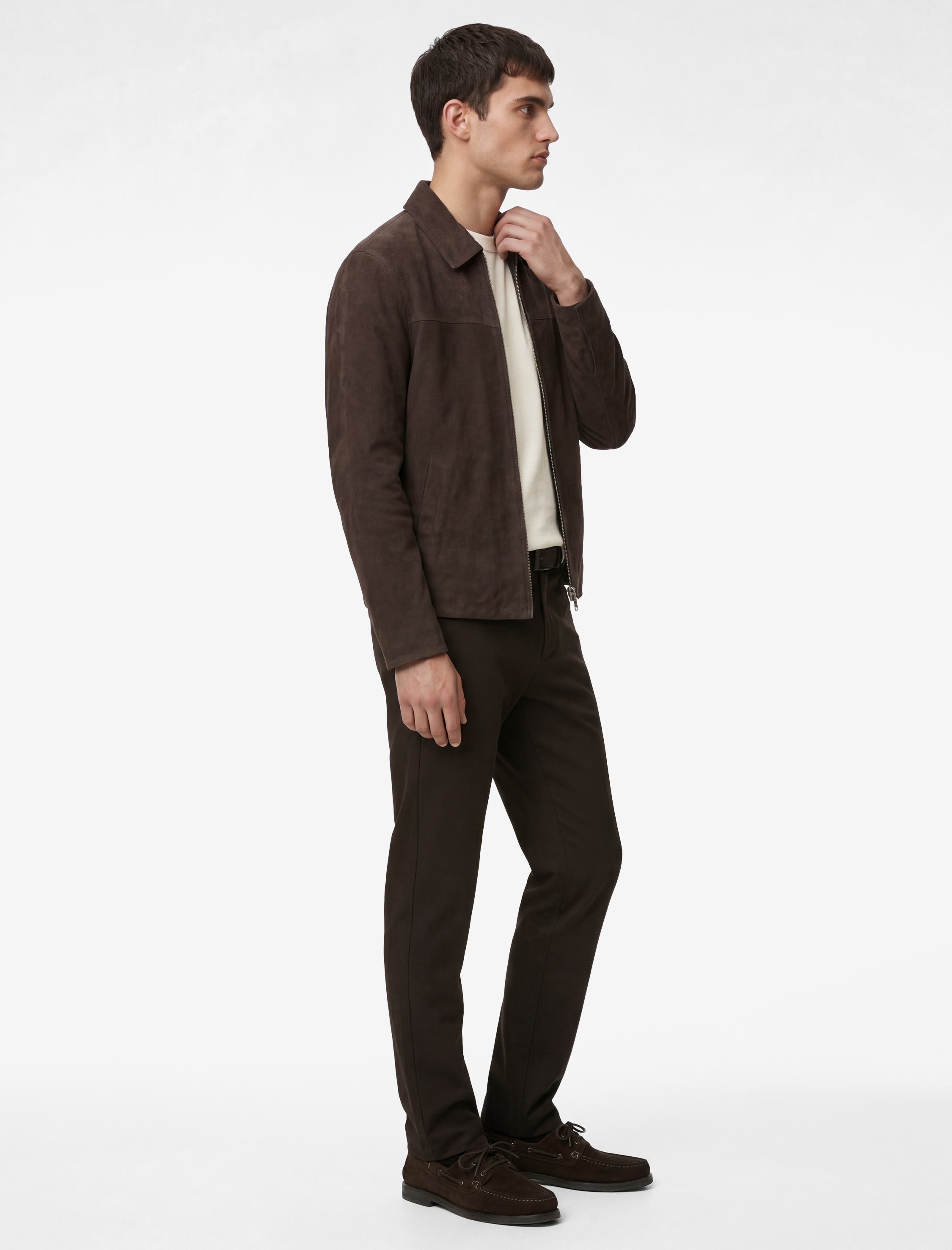   Düğmeli Cepli Viskon Karışımlı Slim Fit Kumaş Pantolon