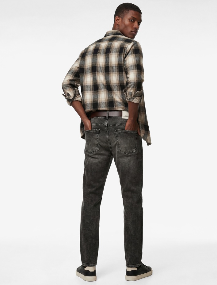  Pamuklu Cepli Normal Bel Slim Fit Jean Pantolon - Brad Jean