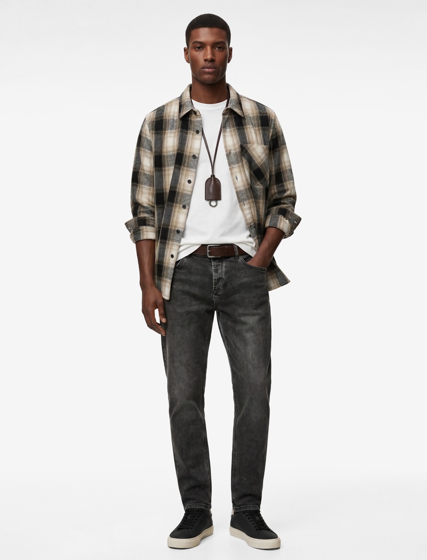 Koton Erkek Pamuklu Cepli Normal Bel Slim Fit Jean Pantolon - Brad Jean