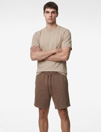 Rahat Kalıp Cepli Beli Bağcıklı Spor Şort